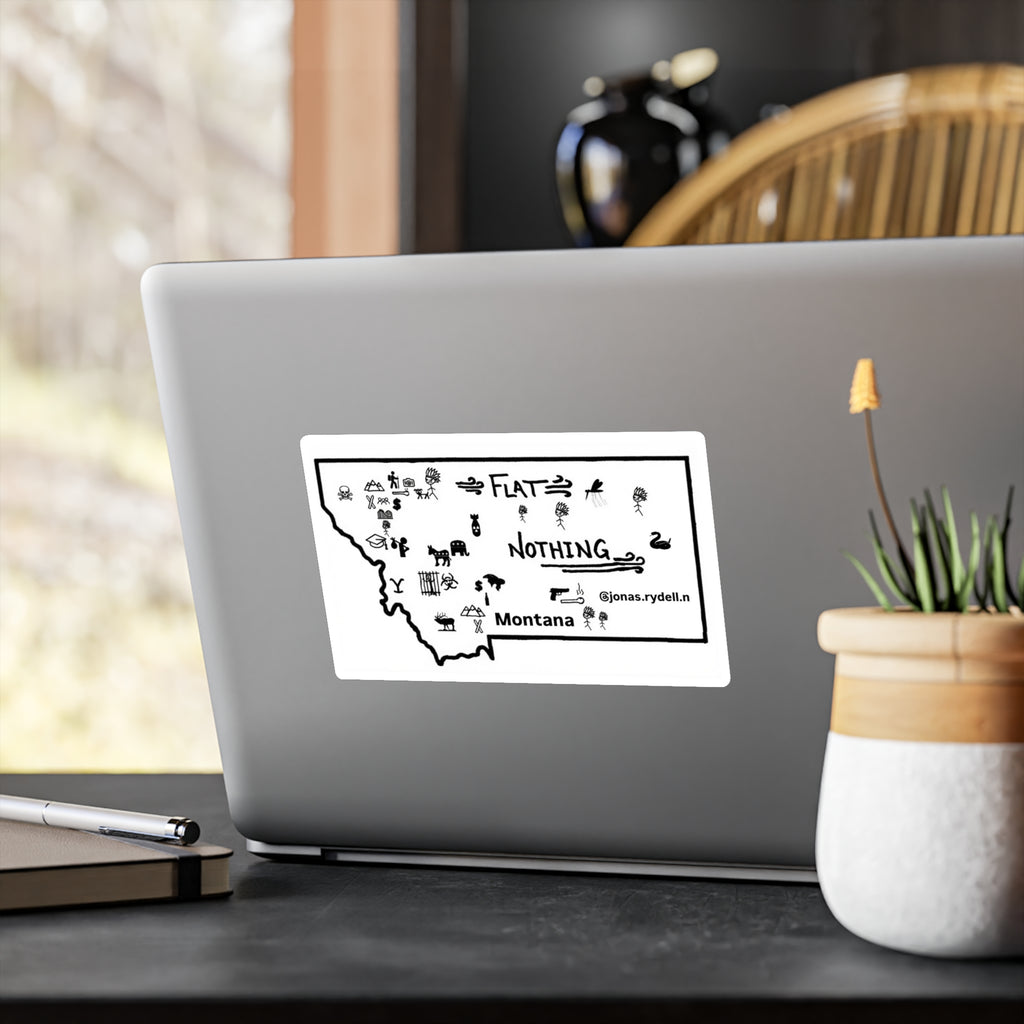 Real Montana Map Sticker Various sizes
