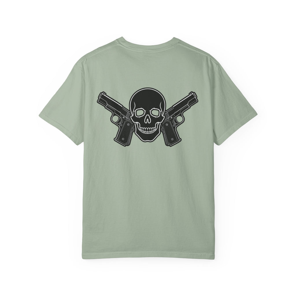 Alwayz Packin Front/ Skull and guns back