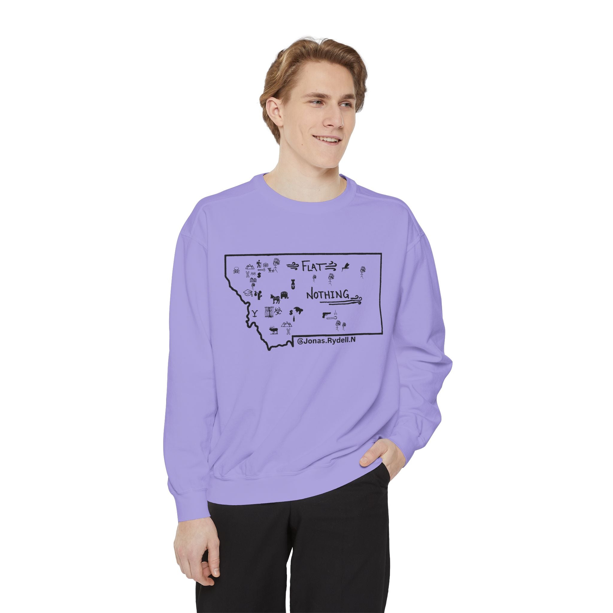 Original Montana Map Sweatshirt