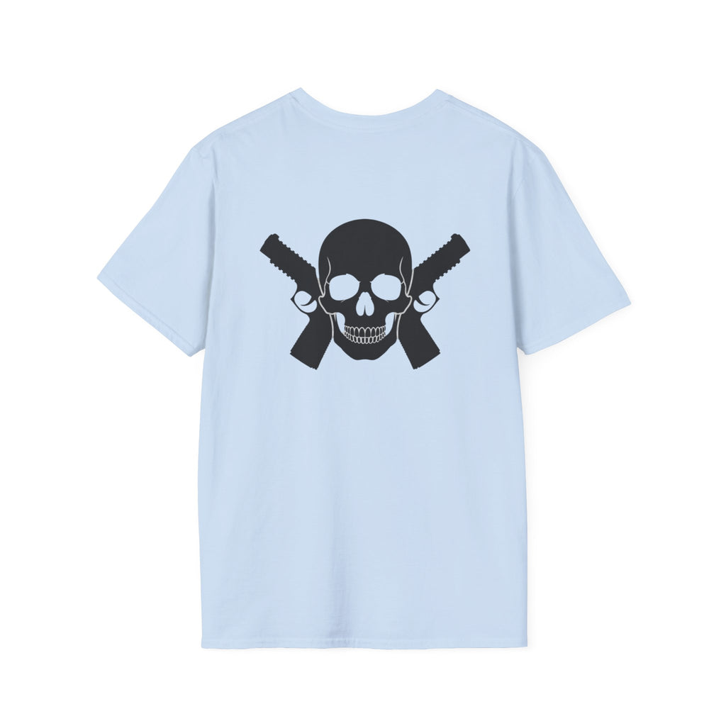 Alwayz Packin Front/ Skull cross guns back