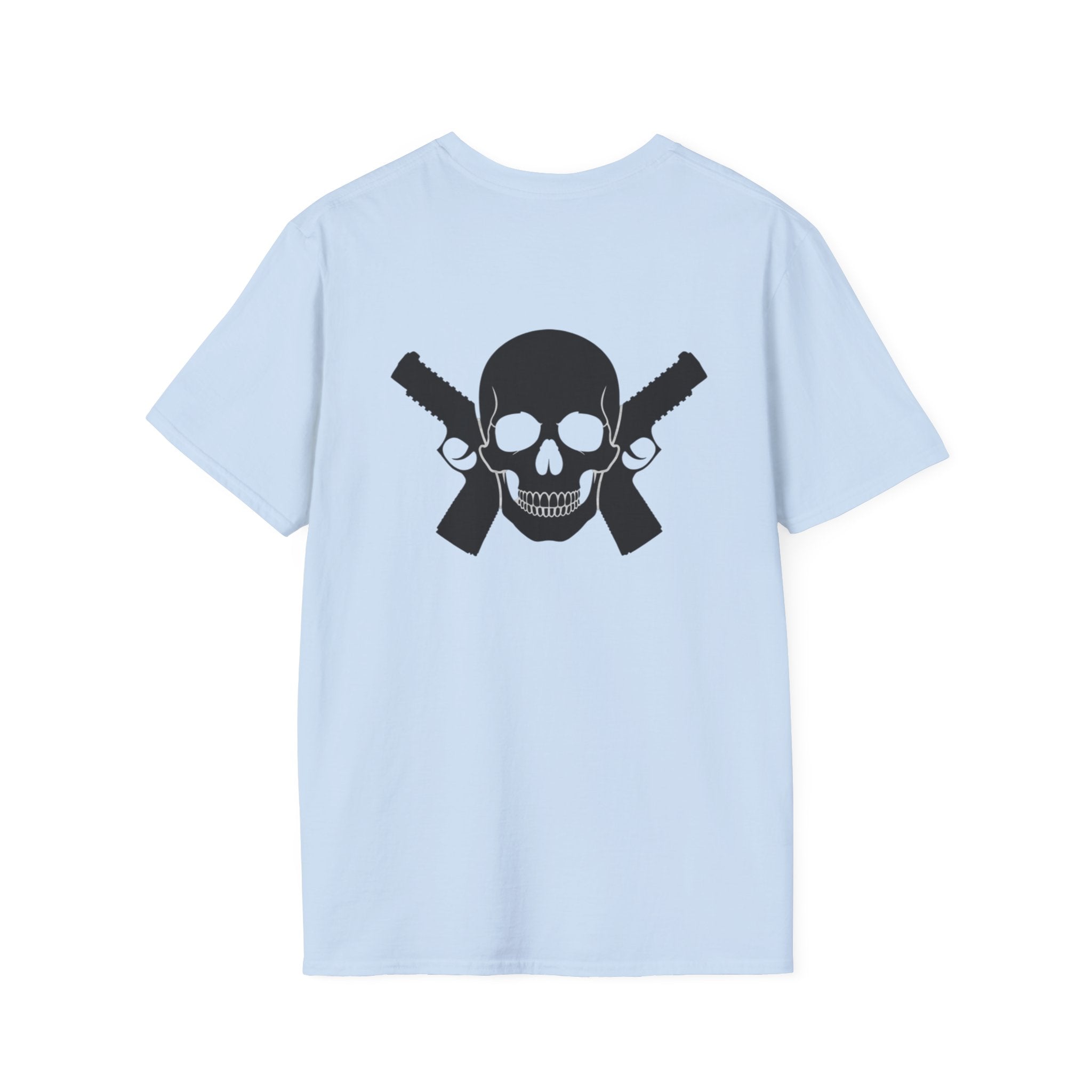 Alwayz Packin Front/ Skull cross guns back