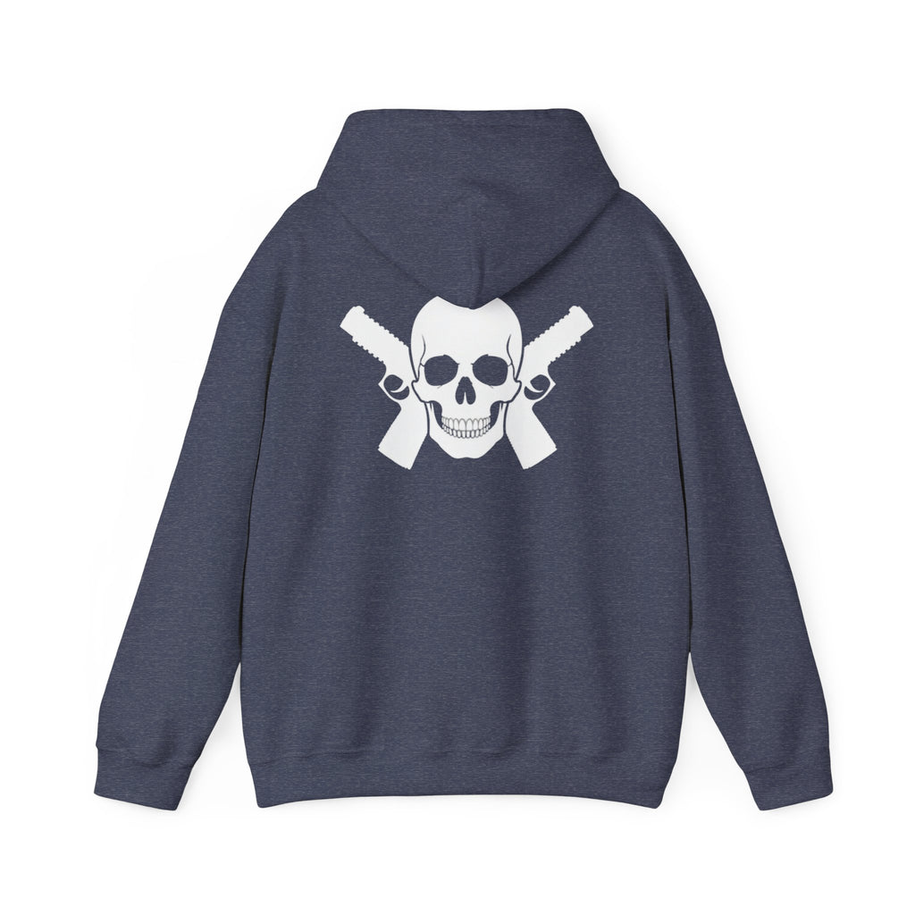 Alwayz packin Front/ Skull and guns back