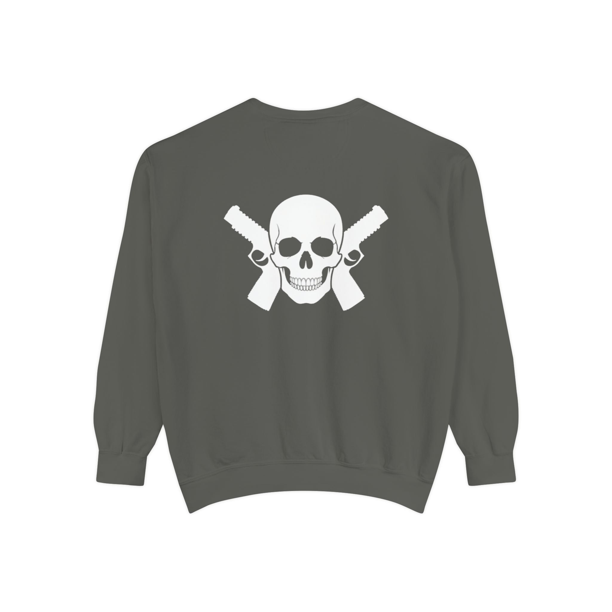 Alwayz Packin Front/ Skull and Guns Back Sweatshirt