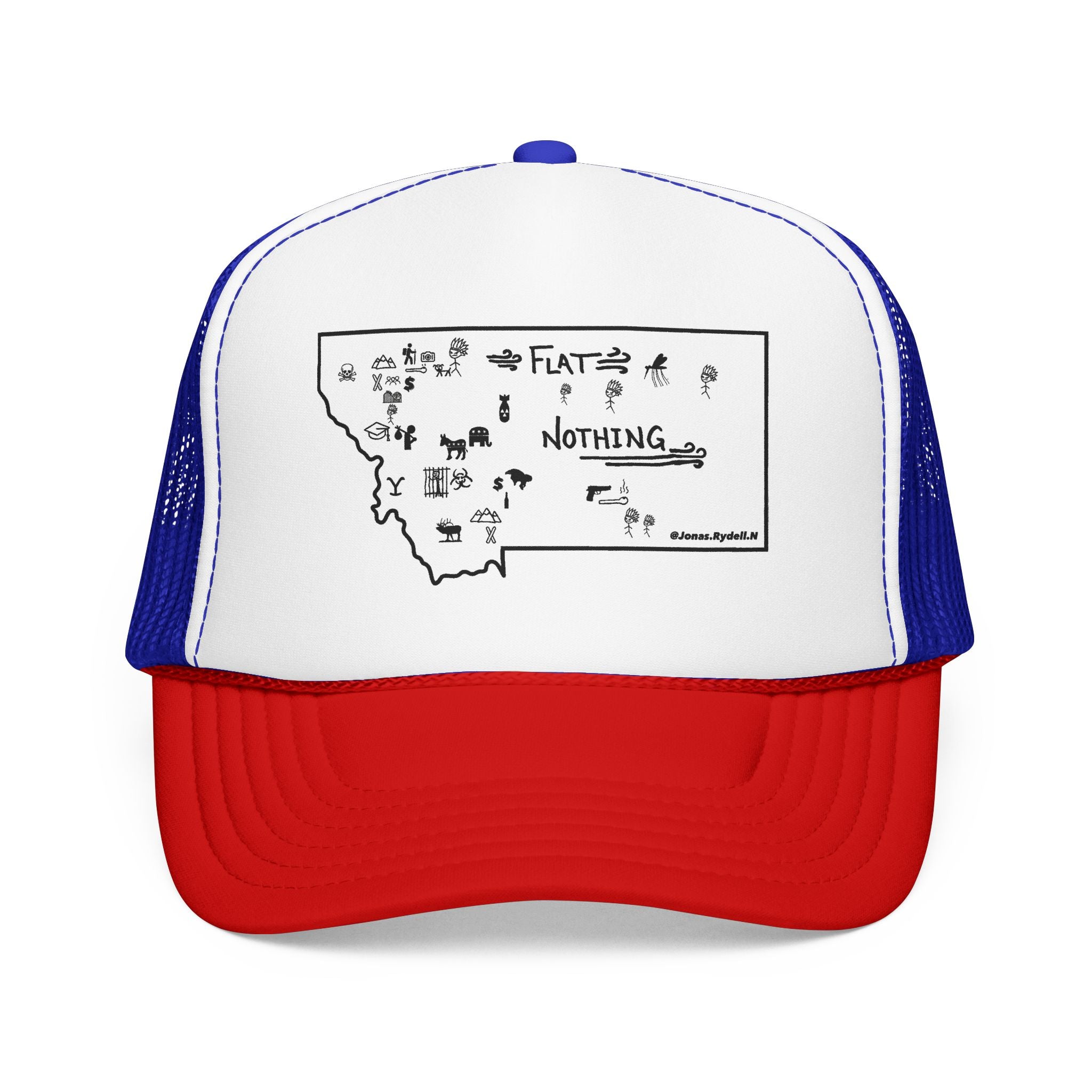 Real Montana Map Trucker Cap
