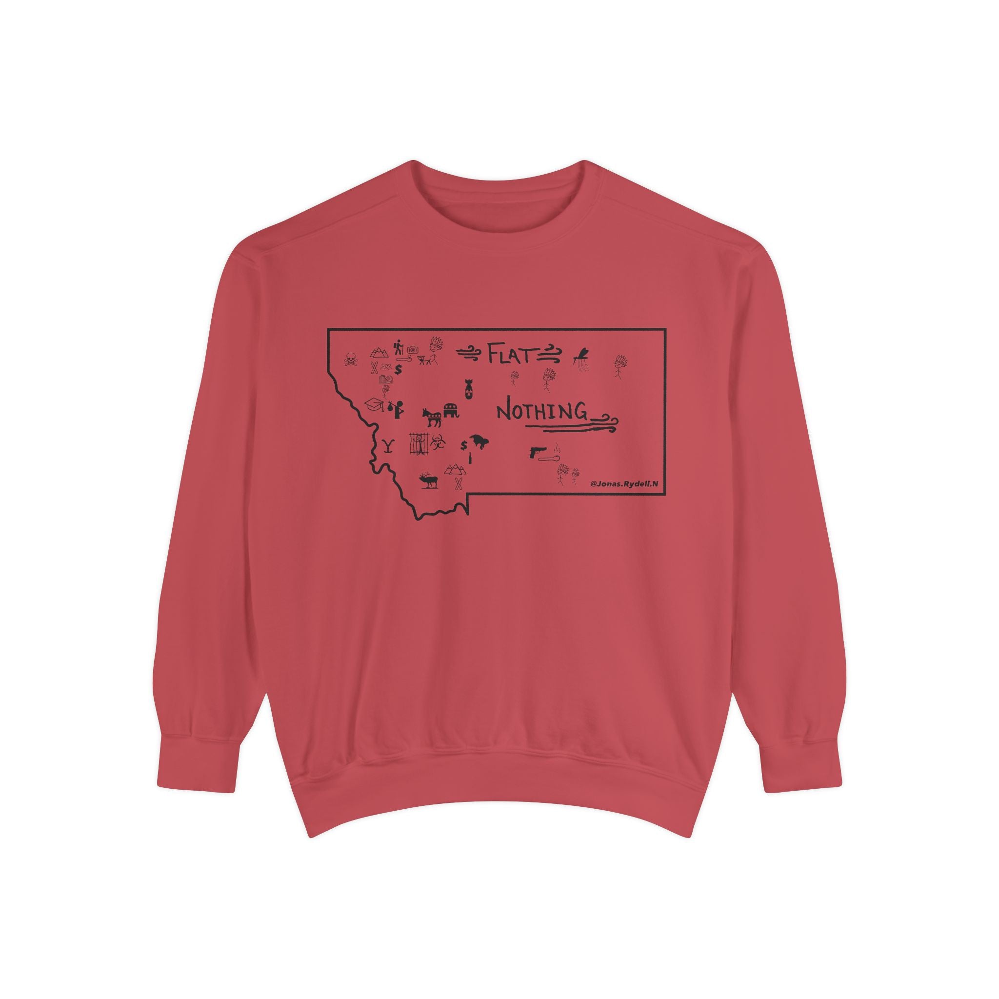 Original Montana Map Sweatshirt