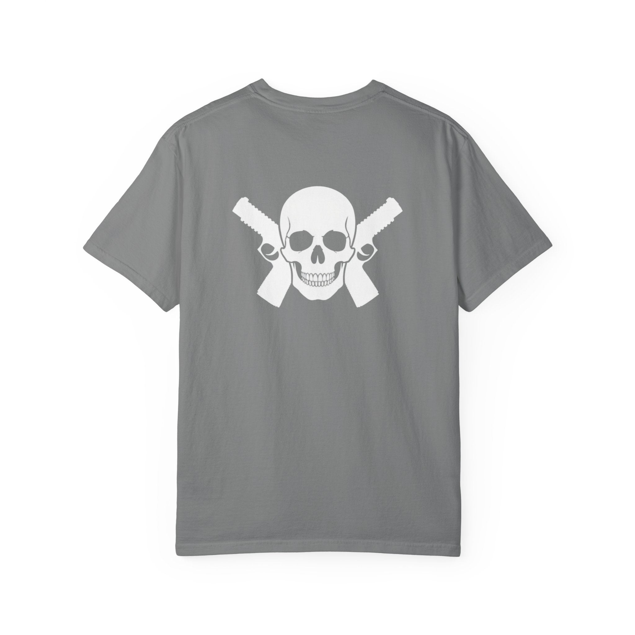Alwayz Packin Metal Print Front/ Skull and Bones in back
