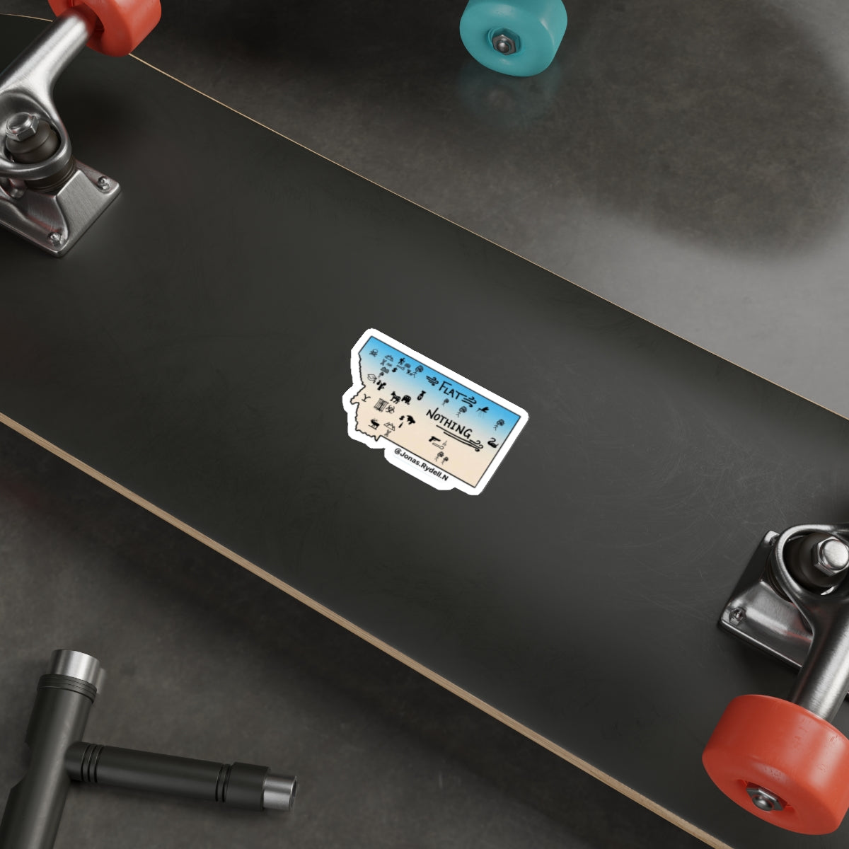 Real Montana Map Sticker