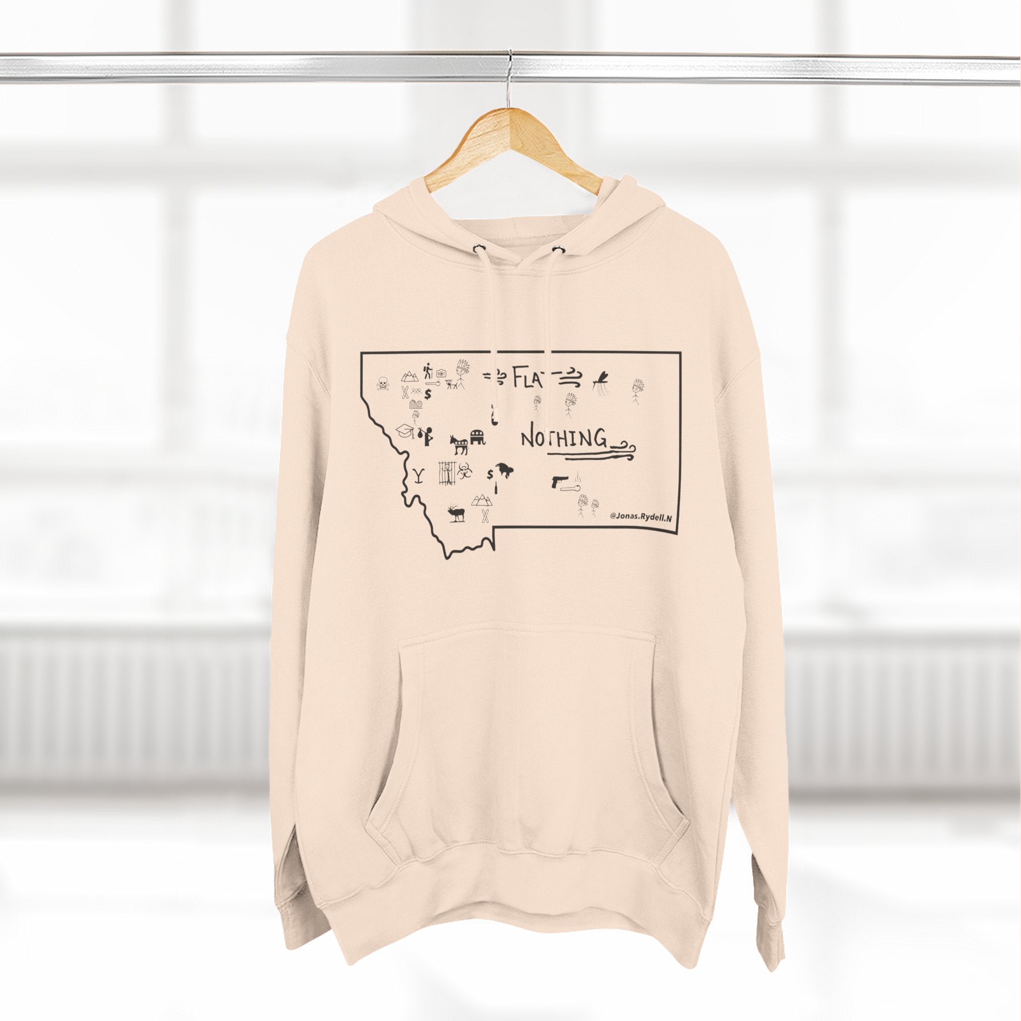 The Real Montana Map Pullover