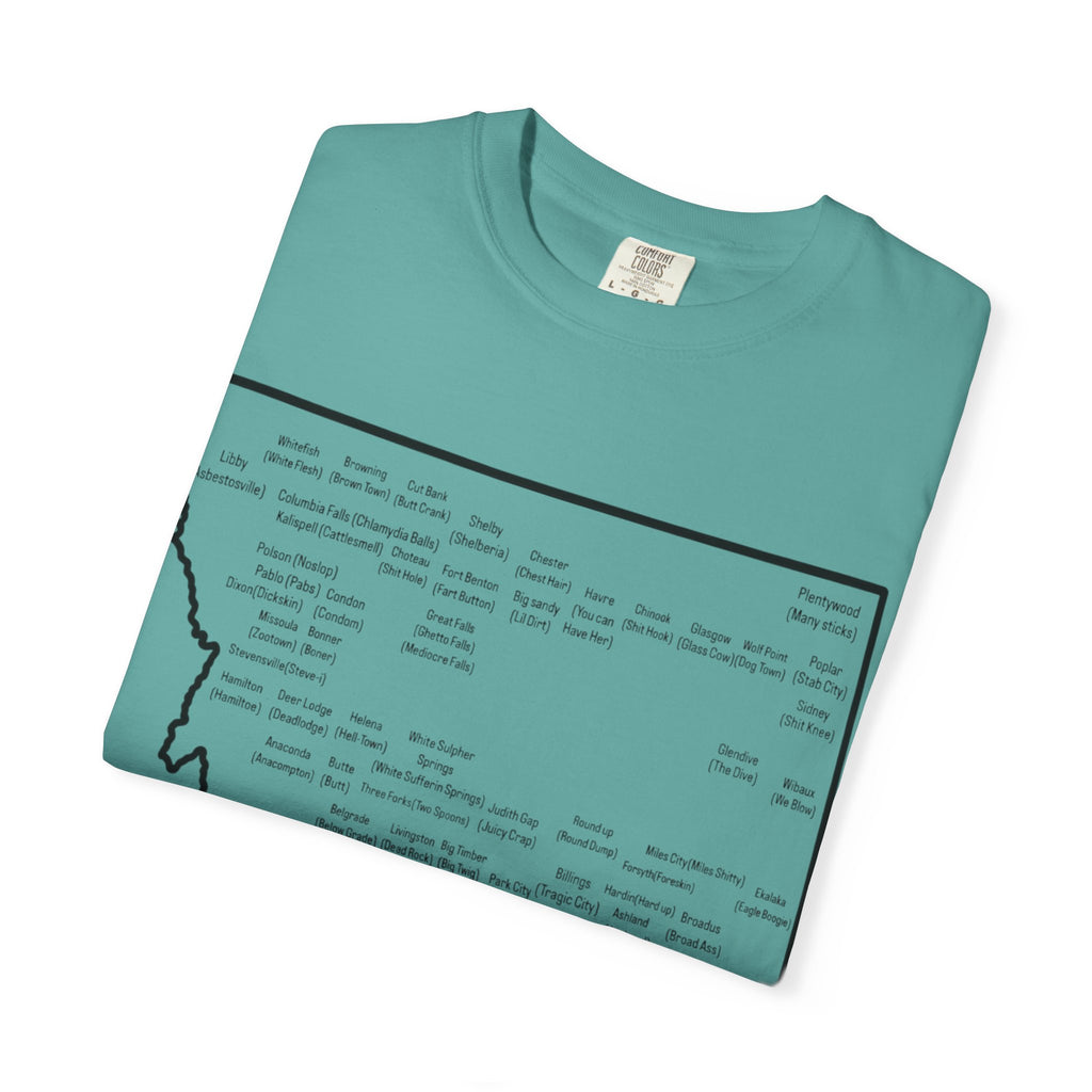 Montana Towns and Nicknames T-Shirt