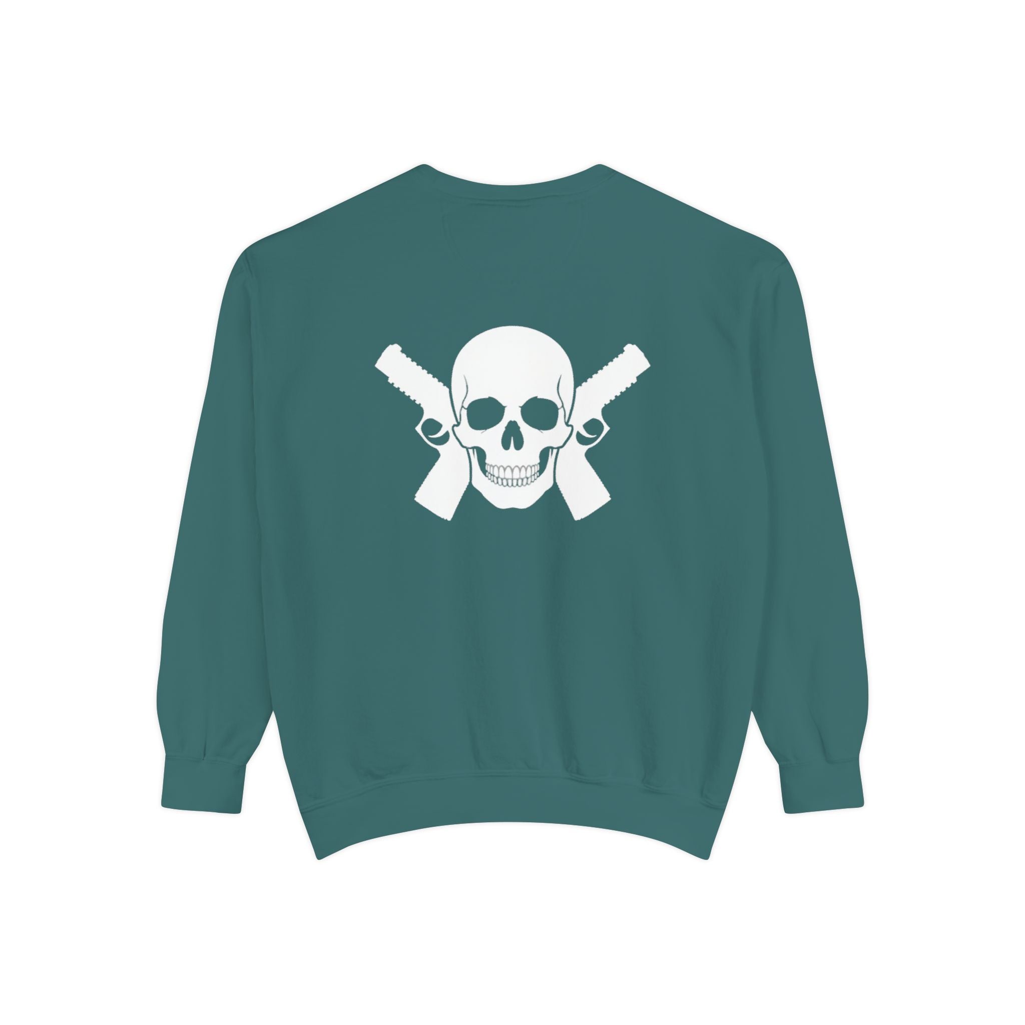 Alwayz Packin Front/ Skull and Guns Back Sweatshirt