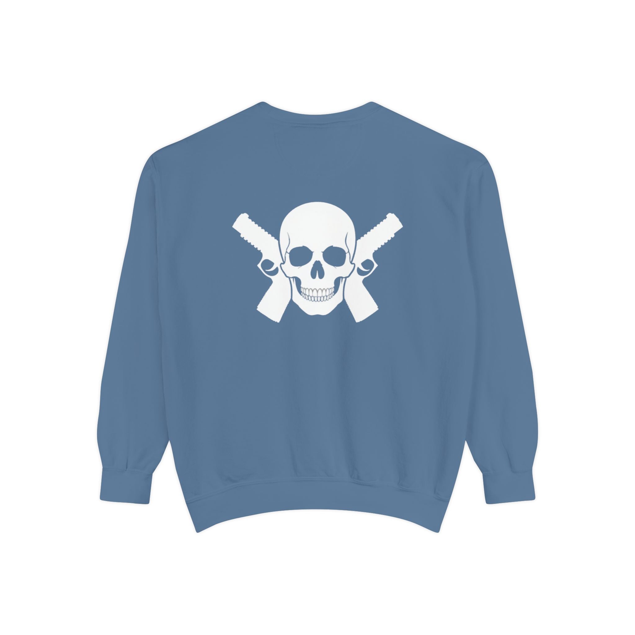 Alwayz Packin Front/ Skull and Guns Back Sweatshirt