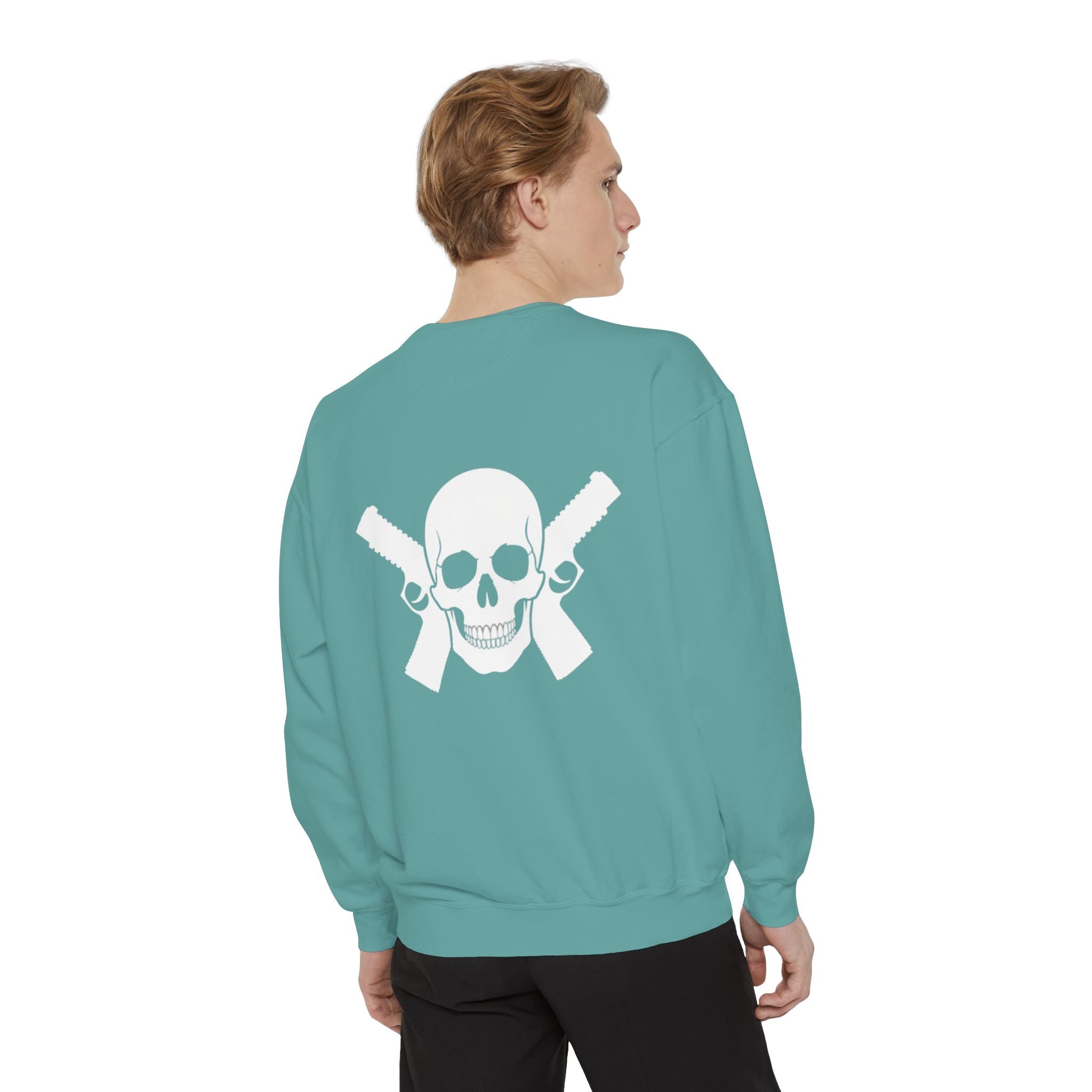 Alwayz Packin Front/ Skull Guns Back Sweatshirt