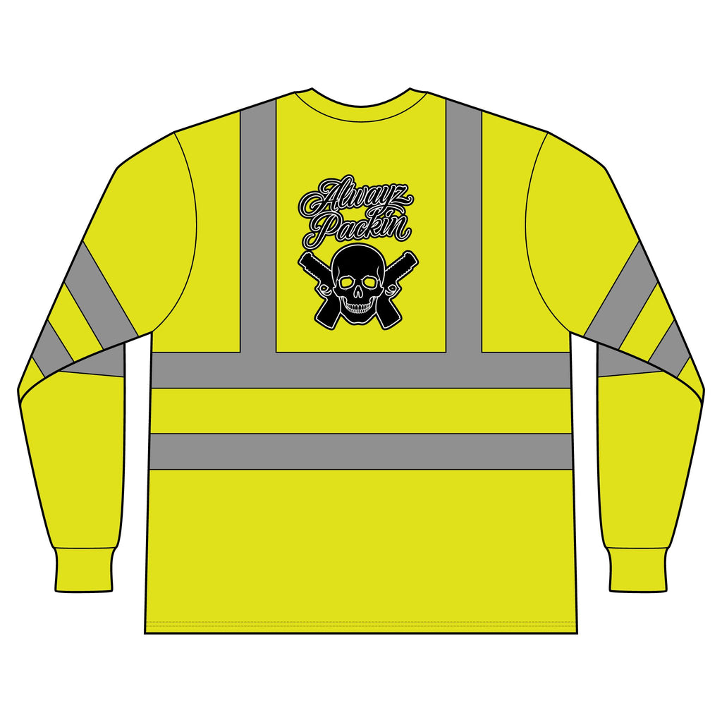ANSI 107 Class 3 Alwayz Packin Long Sleeve Snag-Resistant Reflective T-Shirt
