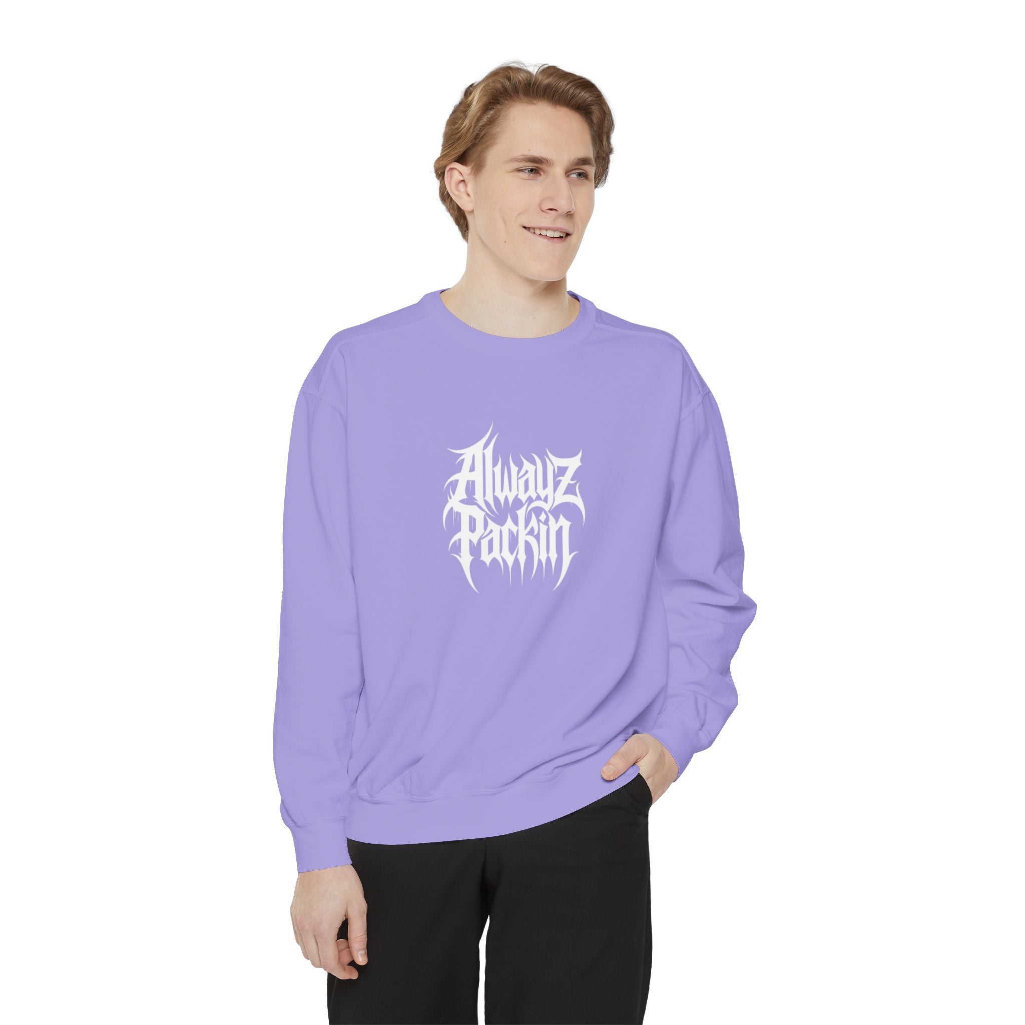 Alwayz Packin Front/ Skull Guns Back Sweatshirt