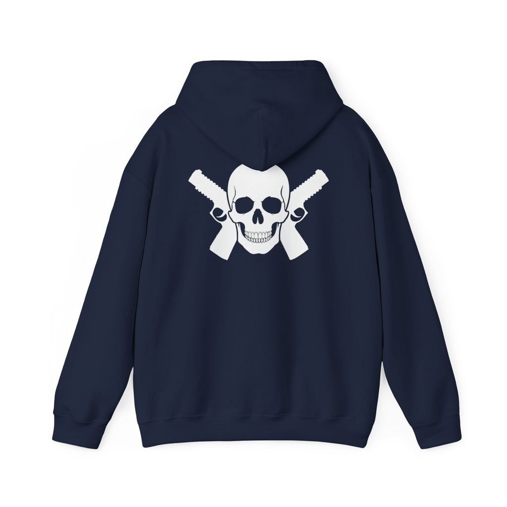 Alwayz packin Front/ Skull and guns back