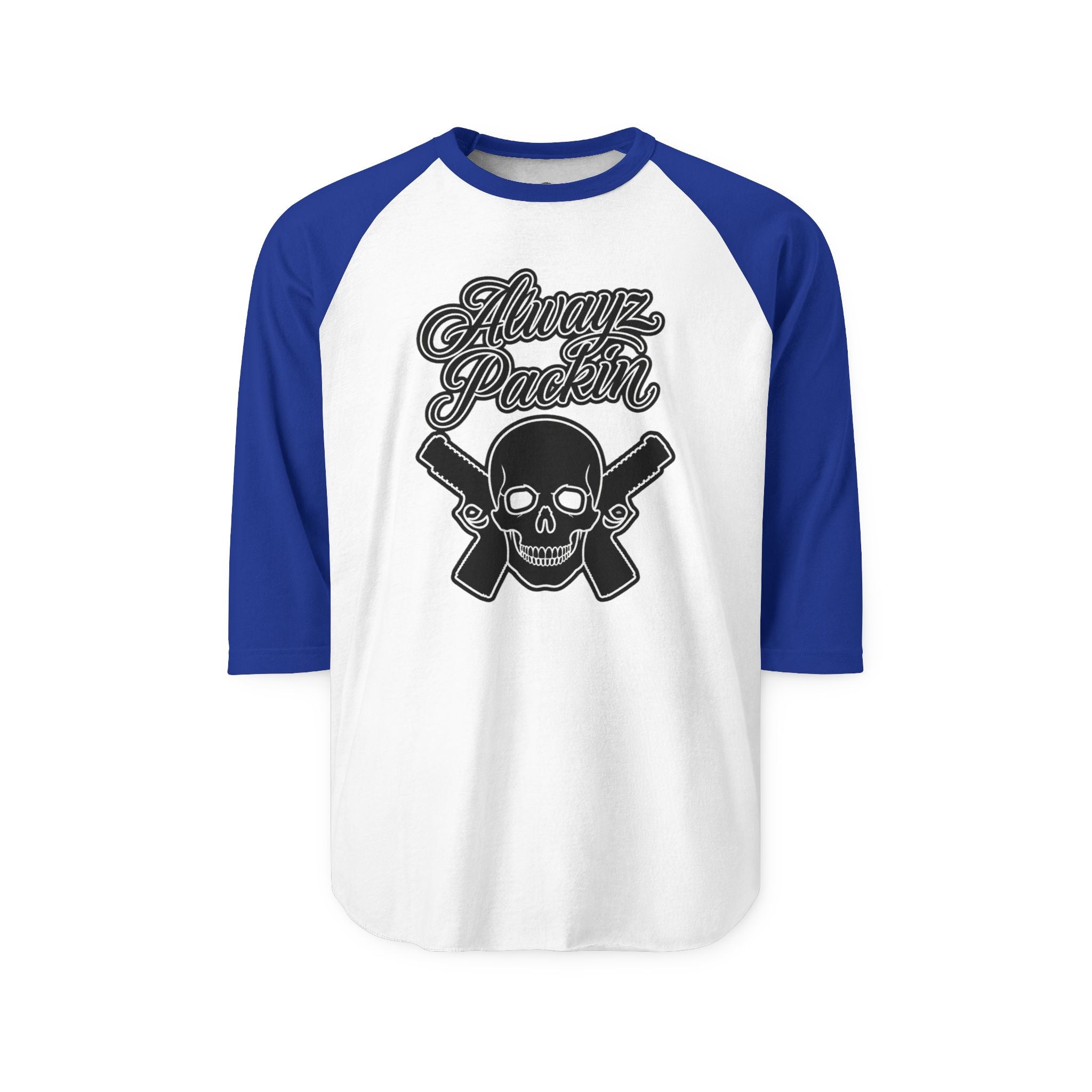 Alwayz Packin Three-Quarter Sleeve Raglan Shirt