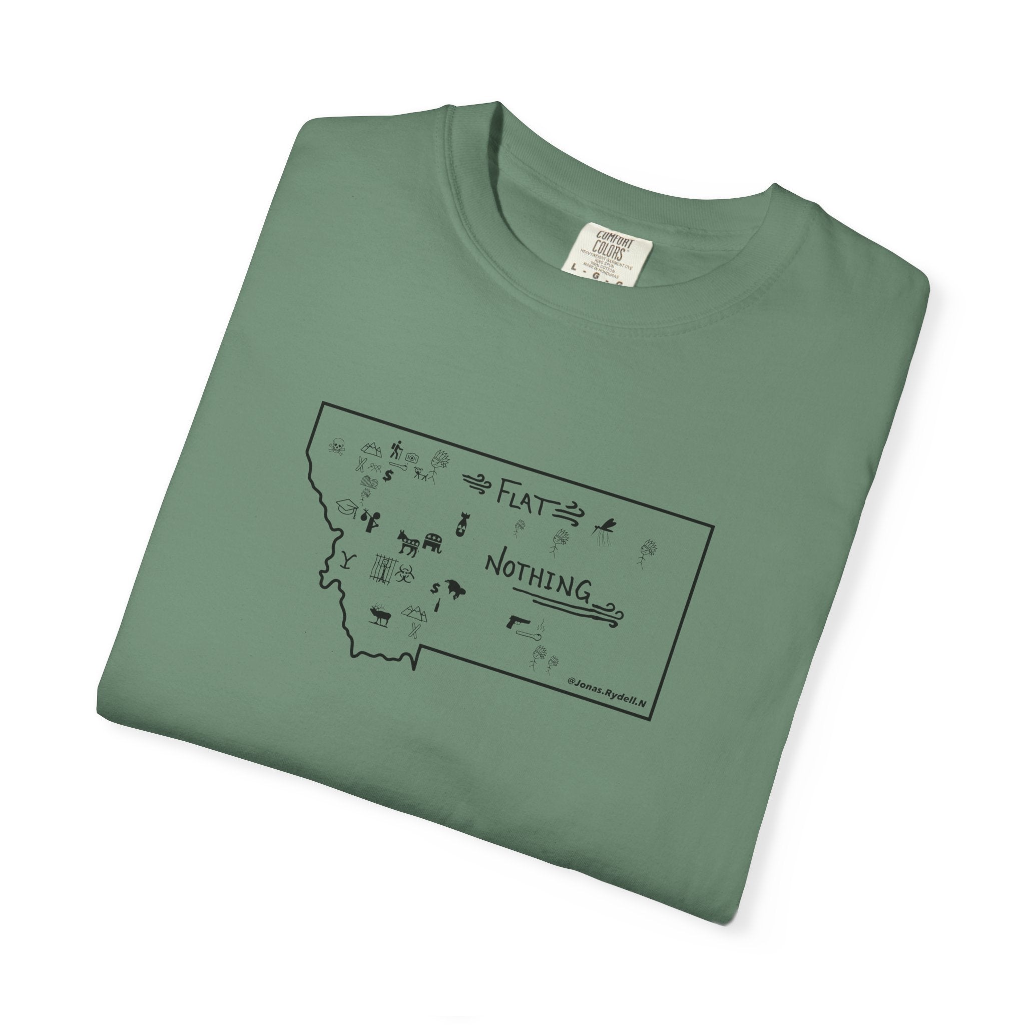 Montana Map in the Front and Alwayz Packin in the Back!  Best Seller