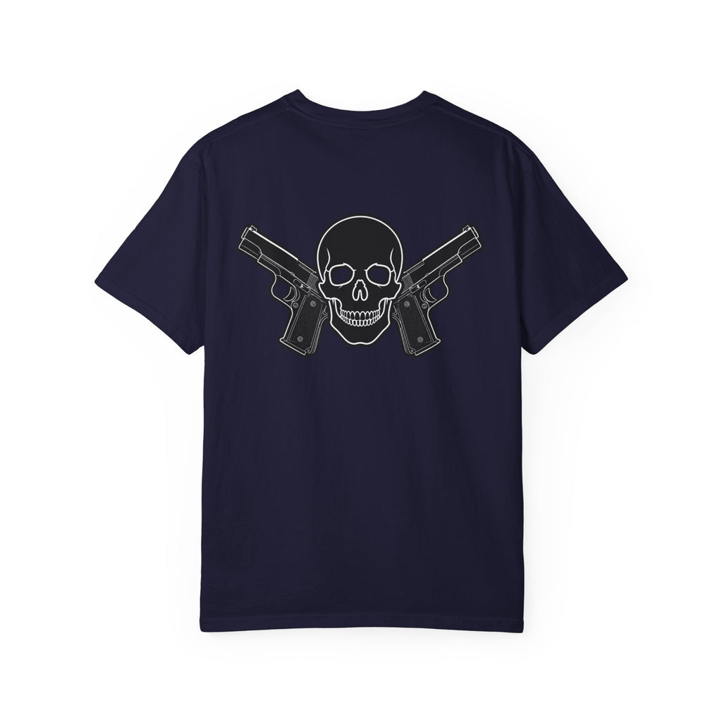 Alwayz Packin Front/ Skull and guns back