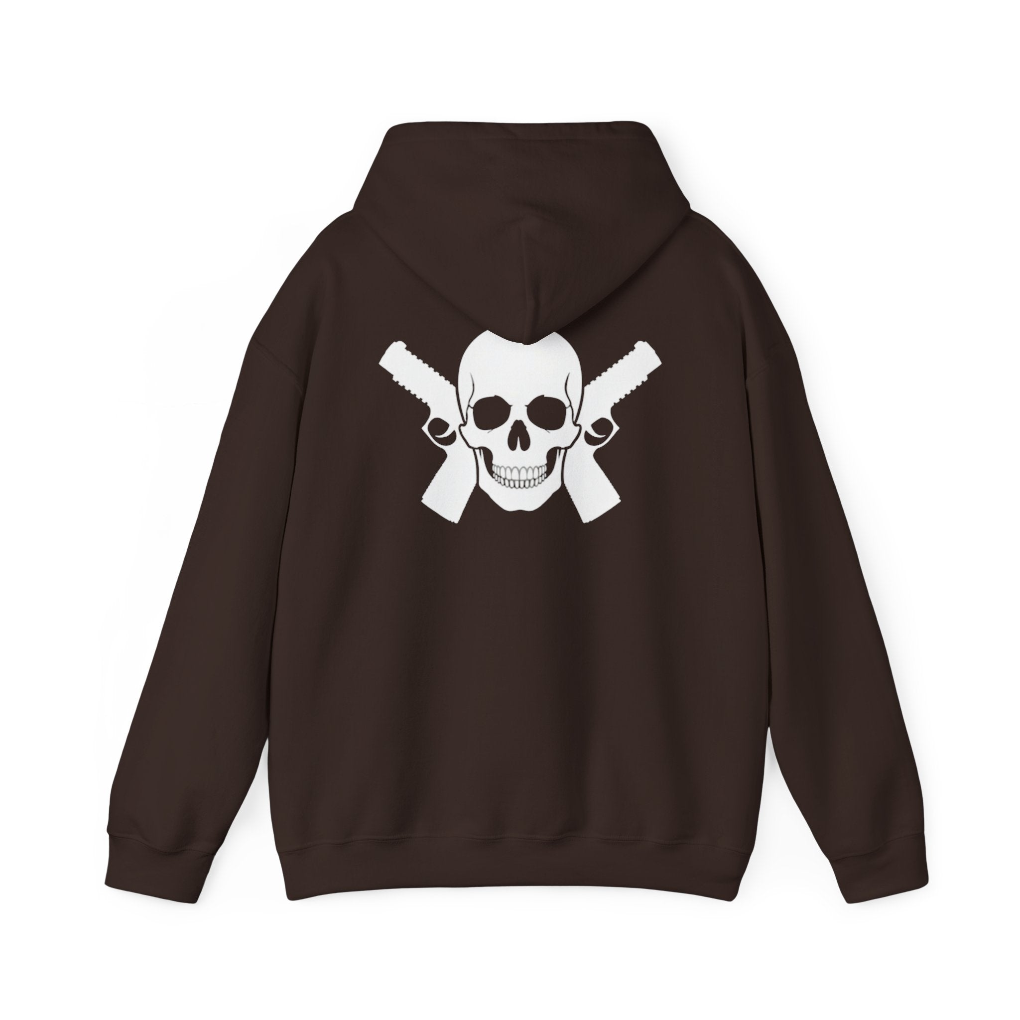 Alwayz packin Front/ Skull and guns back