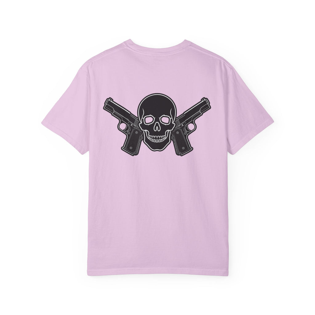 Alwayz Packin Front/ Skull and guns back