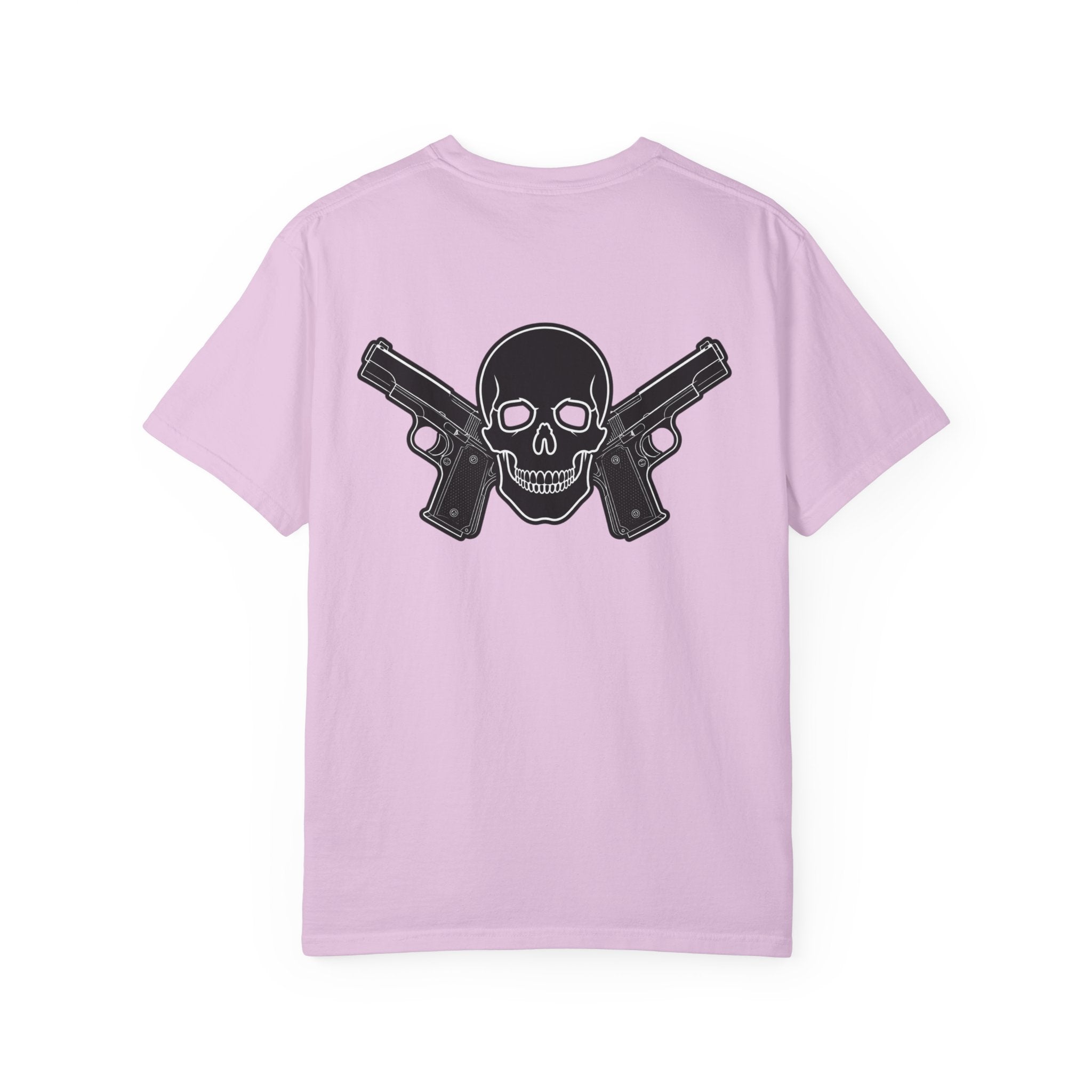 Alwayz Packin Front/ Skull and guns back