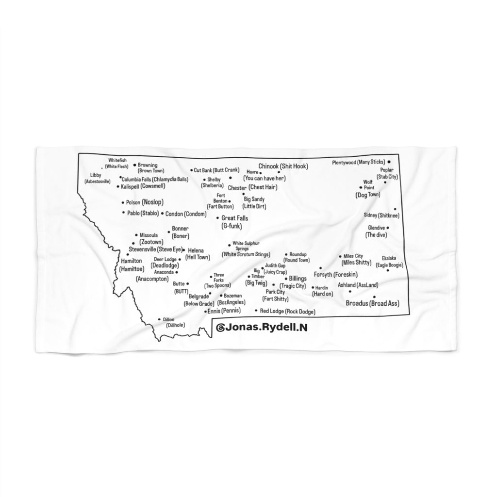 Montana Towns/ Nicknames Towel