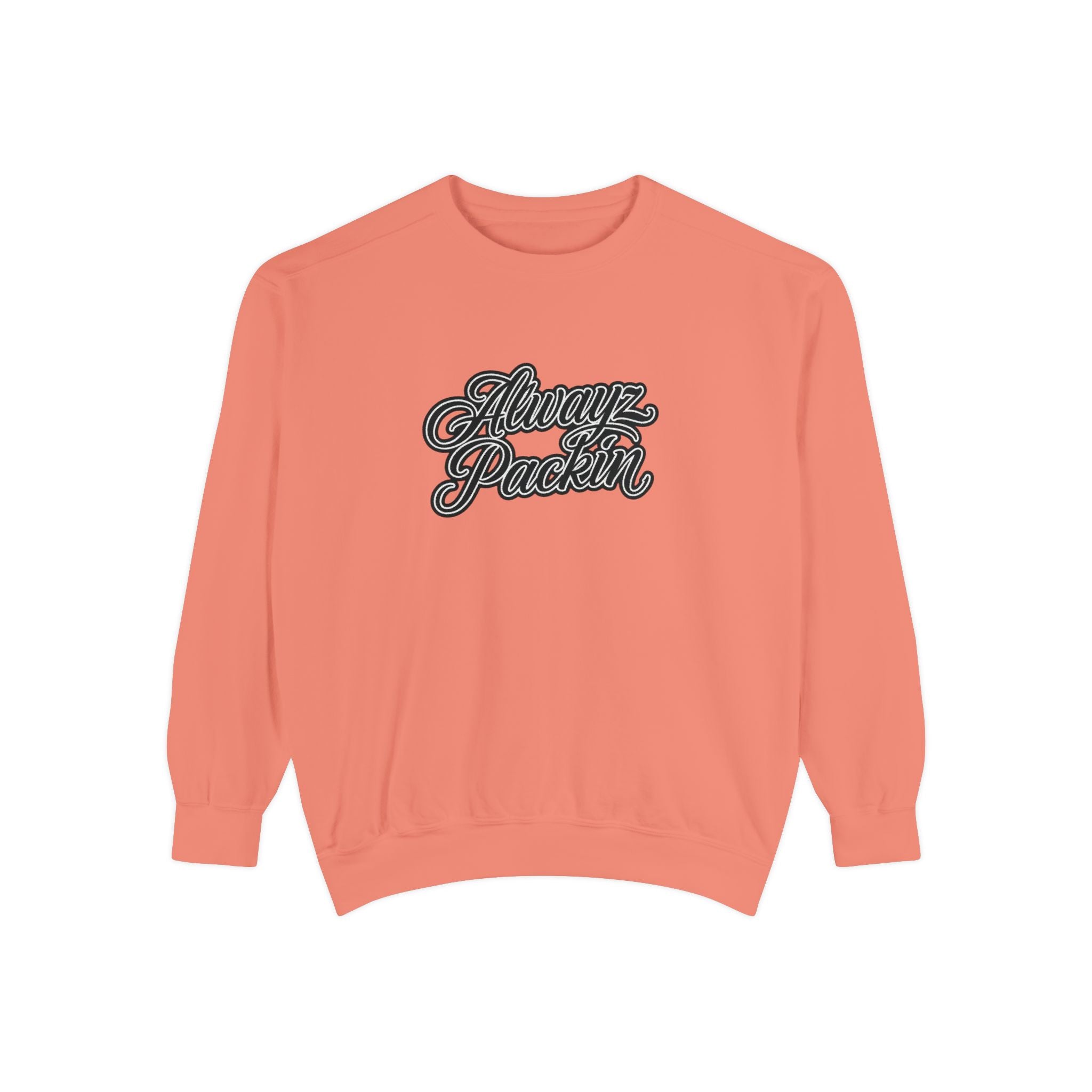 Alwayz Packin Front/ Skull and Guns Back Sweatshirt