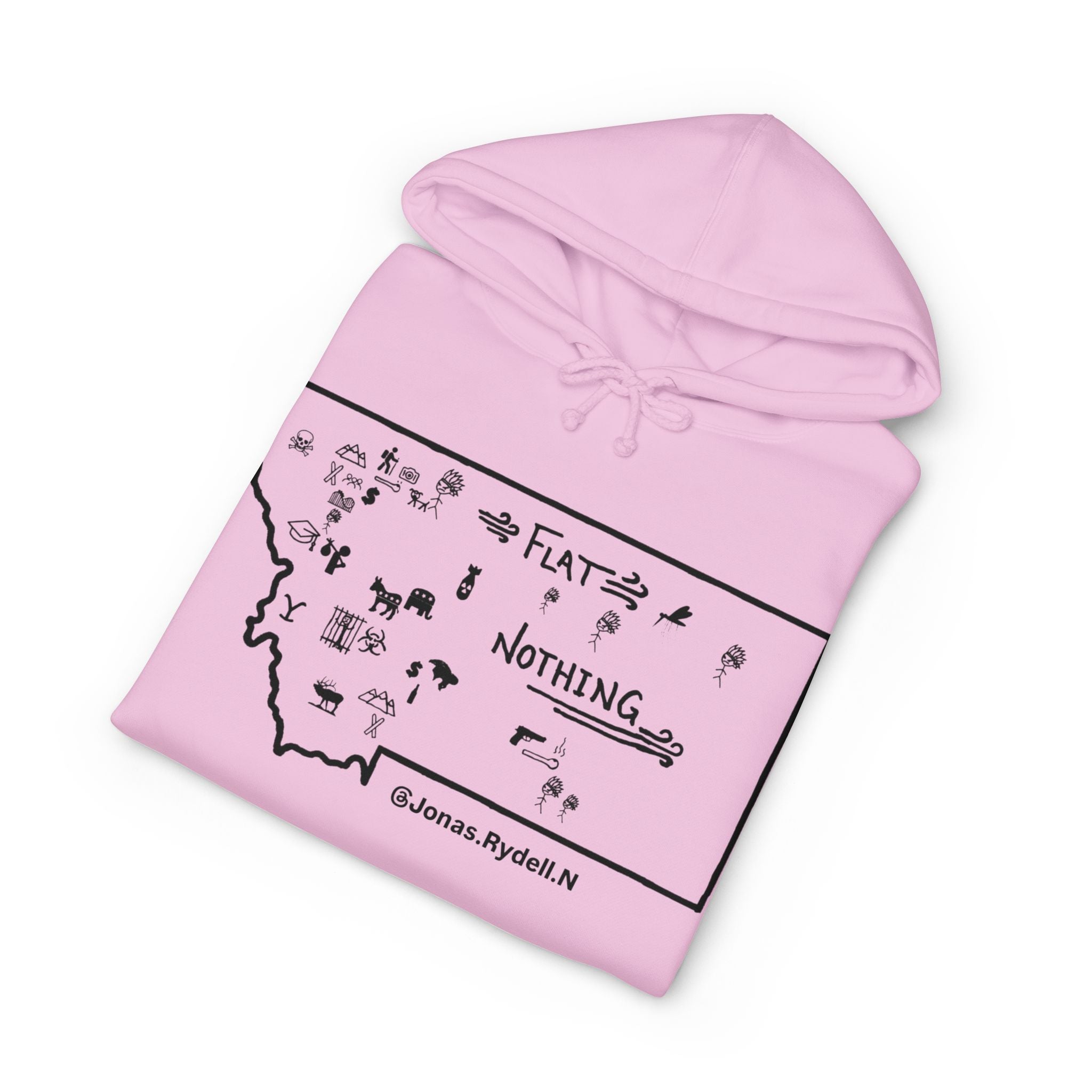 Original Montana Map Hoodie