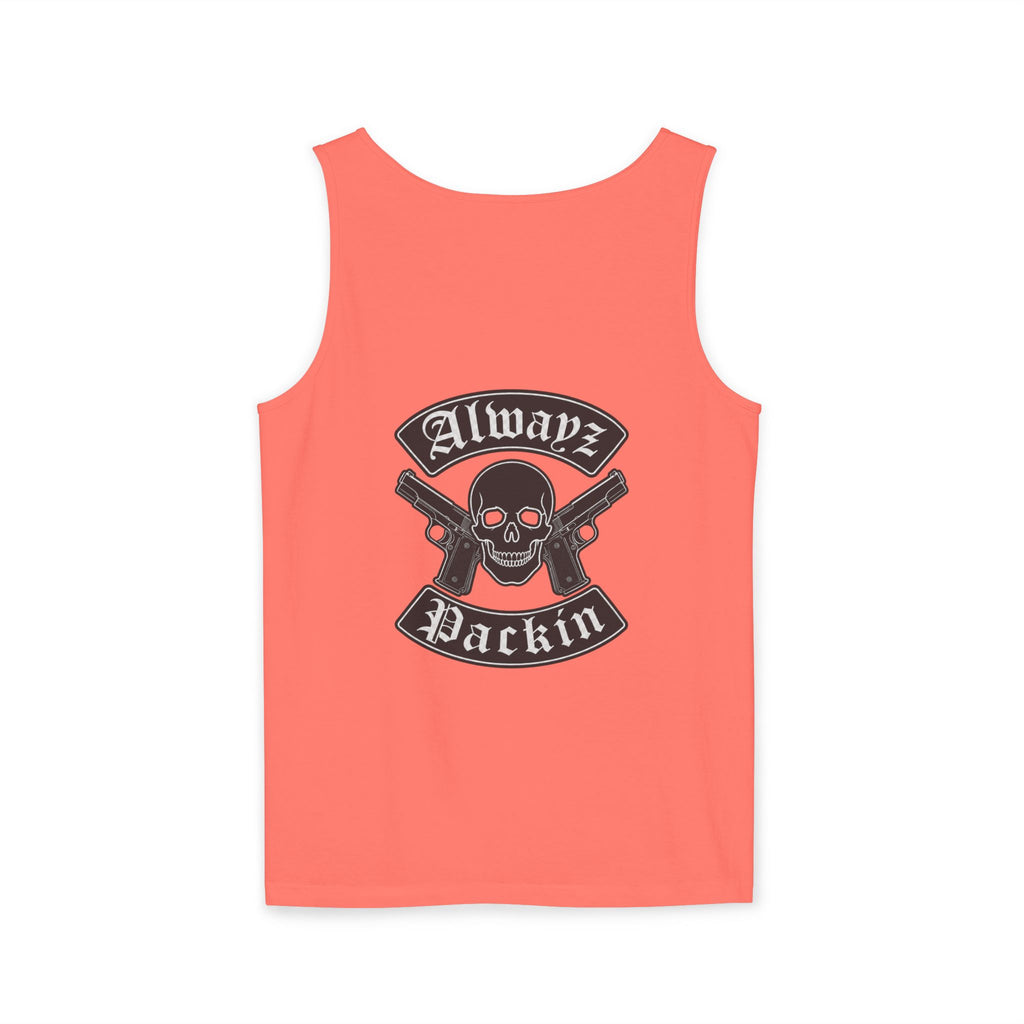 Alwayz Packin Front/ Skull Rocker Back