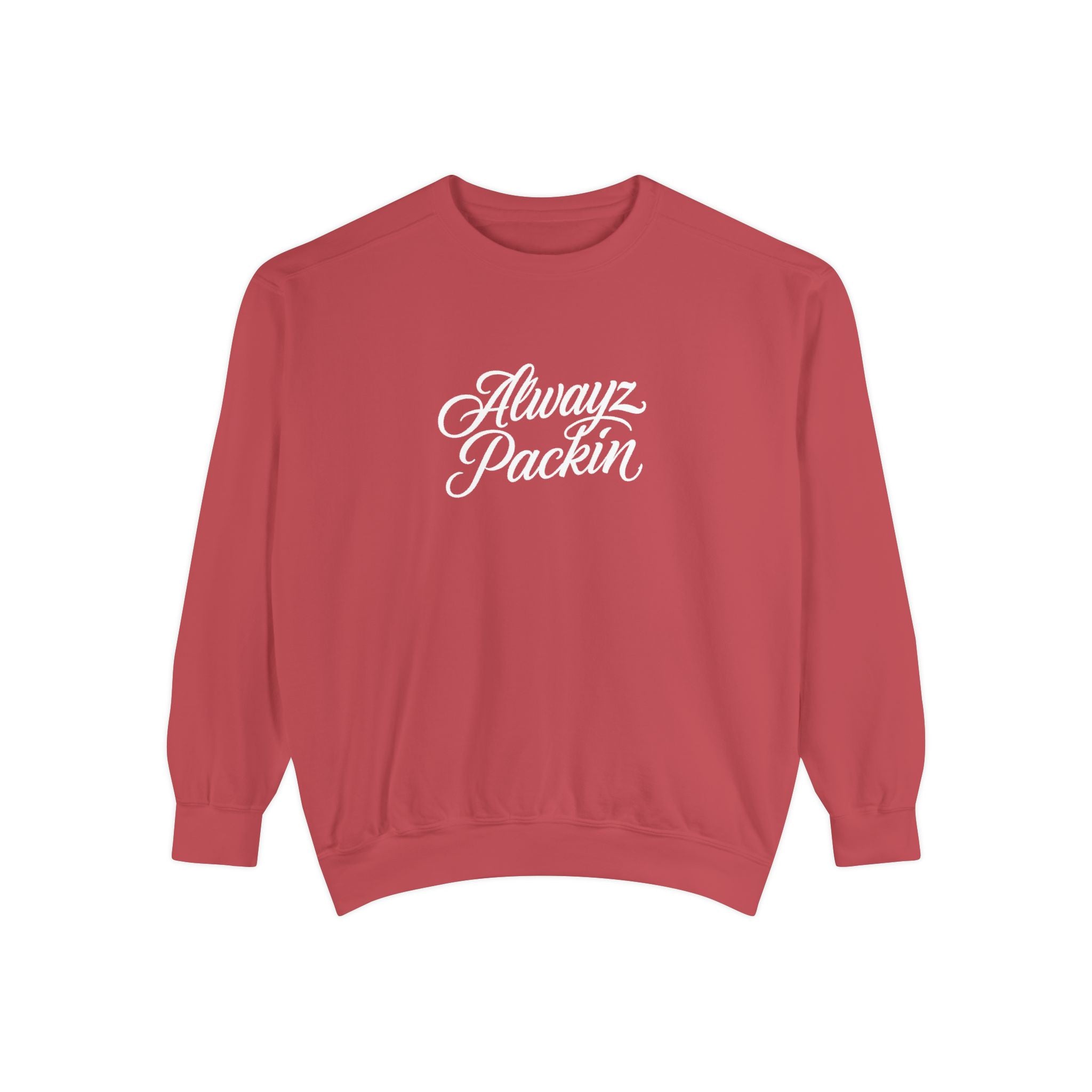 Alwayz Packin Front/ Skull and Guns Back Sweatshirt