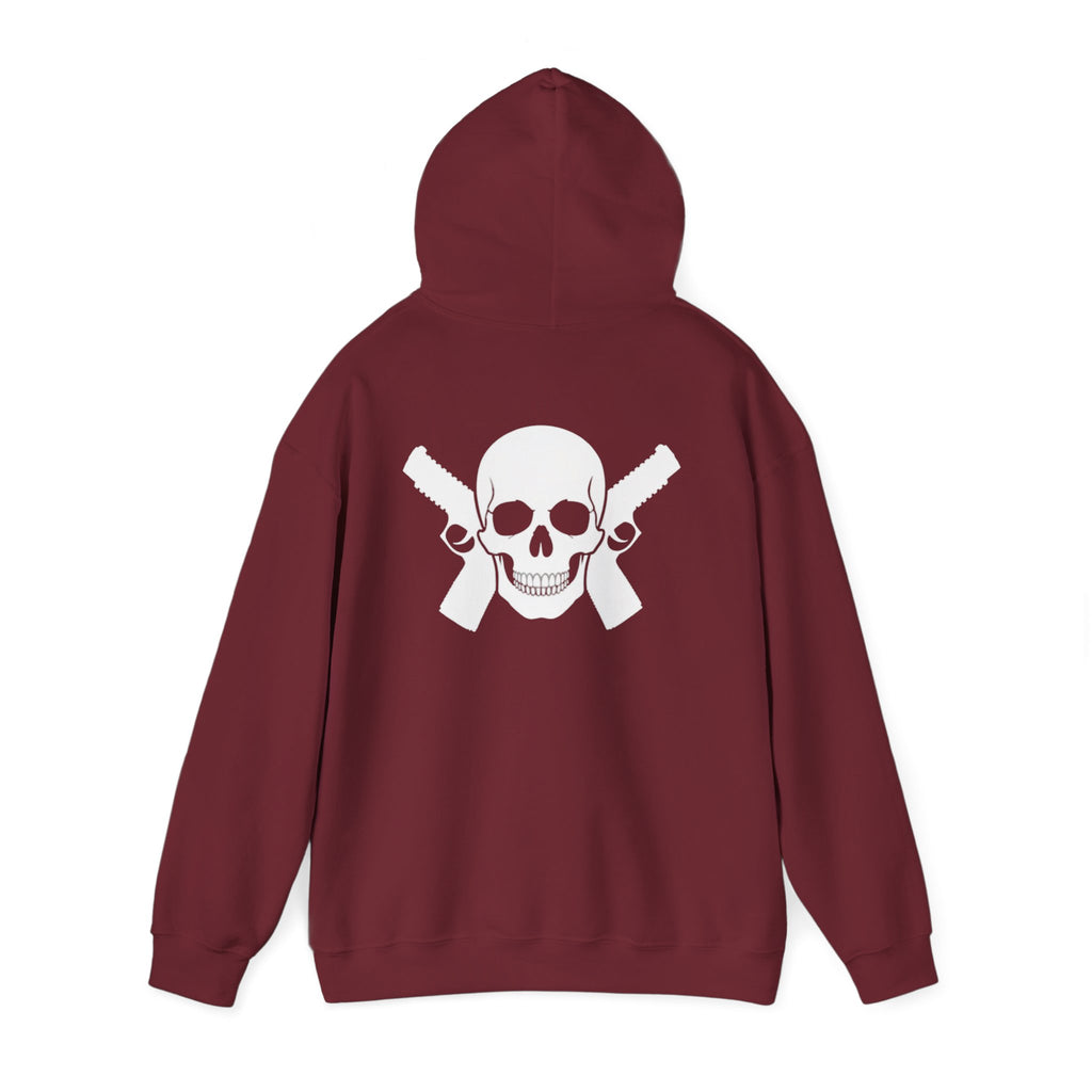 Alwayz packin Front/ Skull and guns back