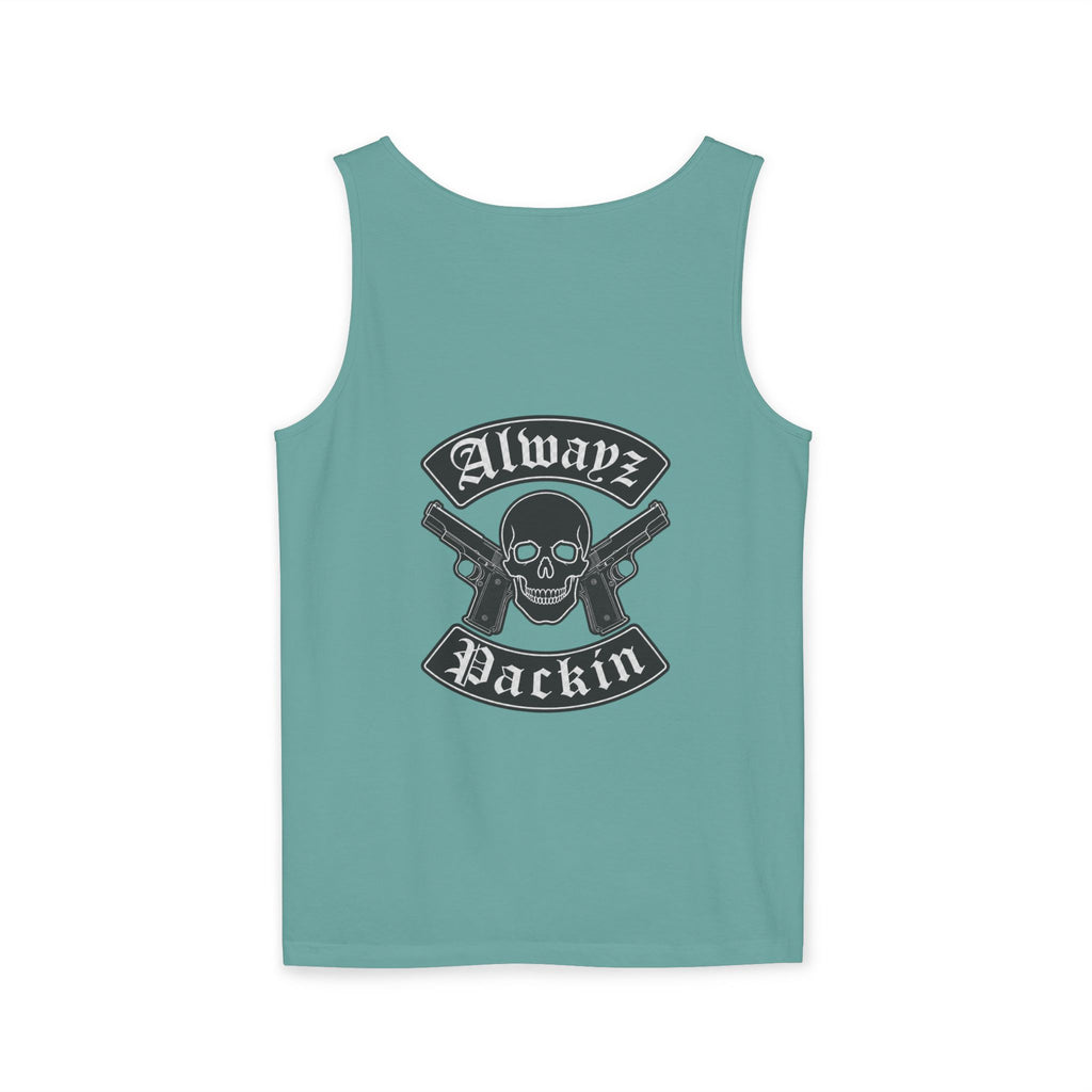 Alwayz Packin Front/ Skull Rocker Back