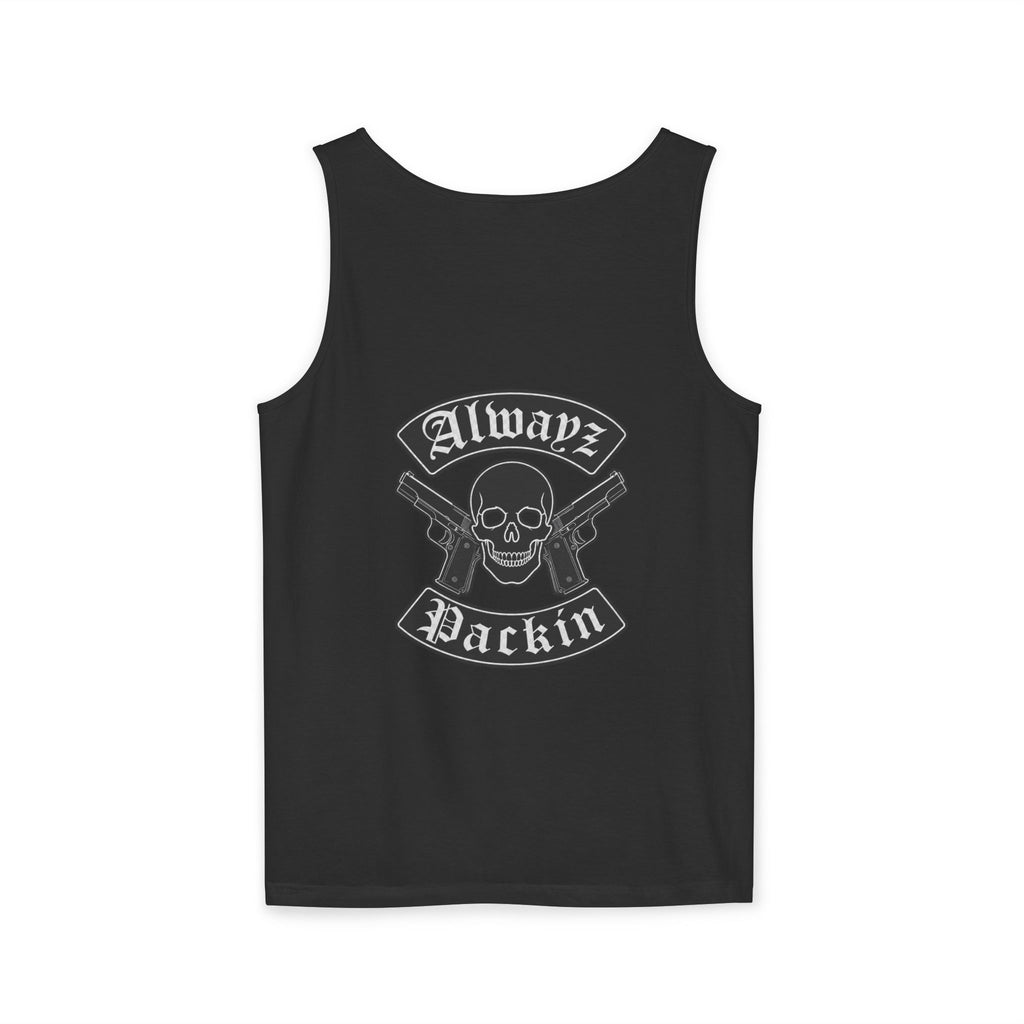Alwayz Packin Front/ Skull Rocker Back
