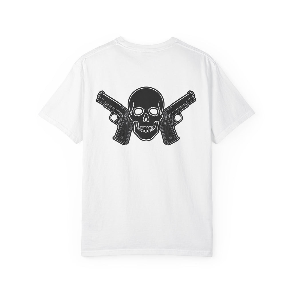 Alwayz Packin Front/ Skull and guns back