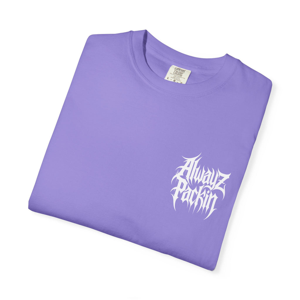 Alwayz Packin Metal Print Front/ Skull and Bones in back