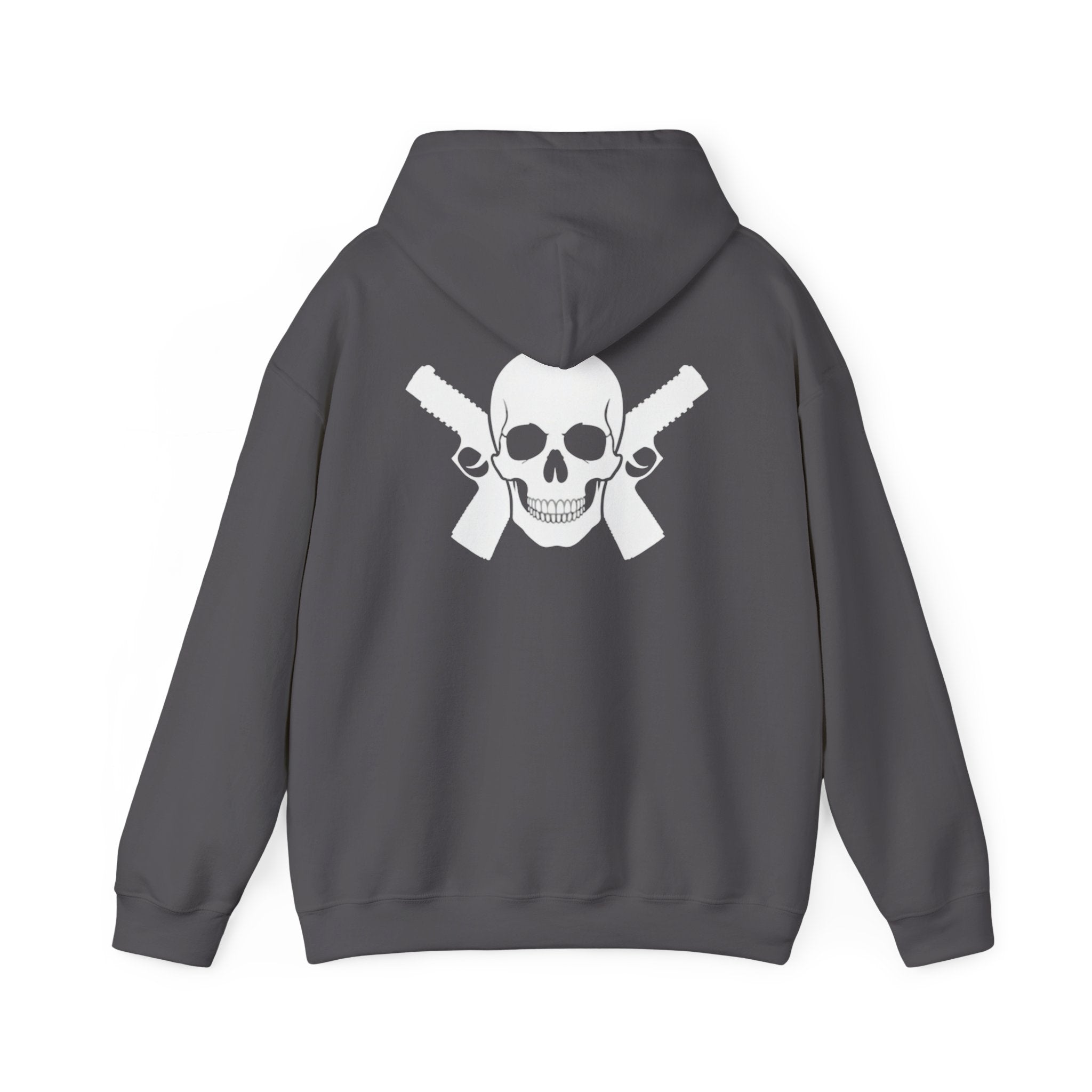 Alwayz packin Front/ Skull and guns back