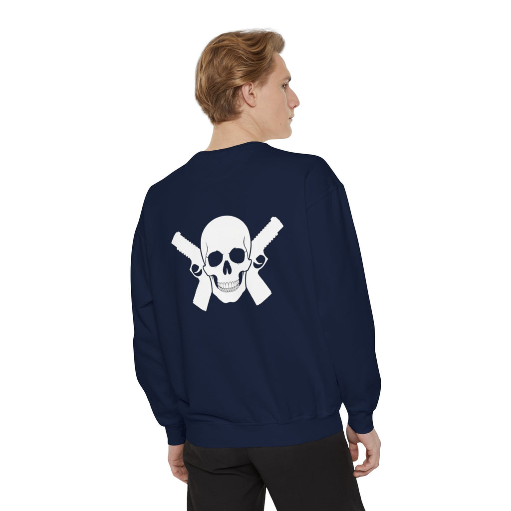 Alwayz Packin Front/ Skull and Guns Back Sweatshirt