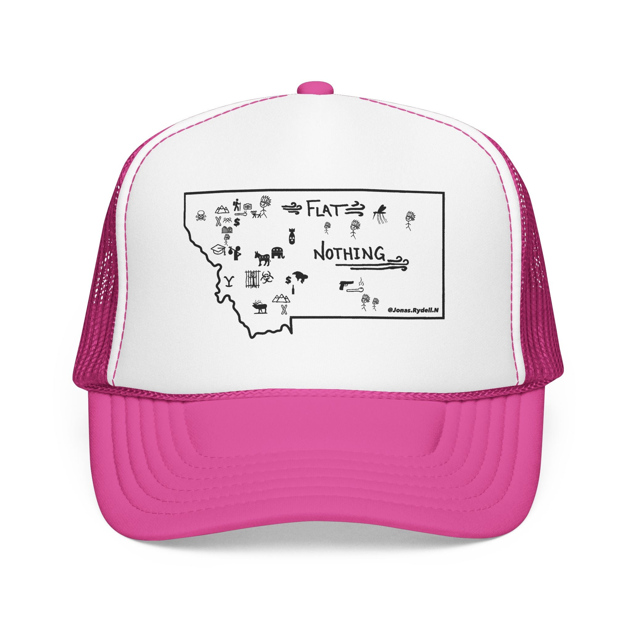 Real Montana Map Trucker Cap