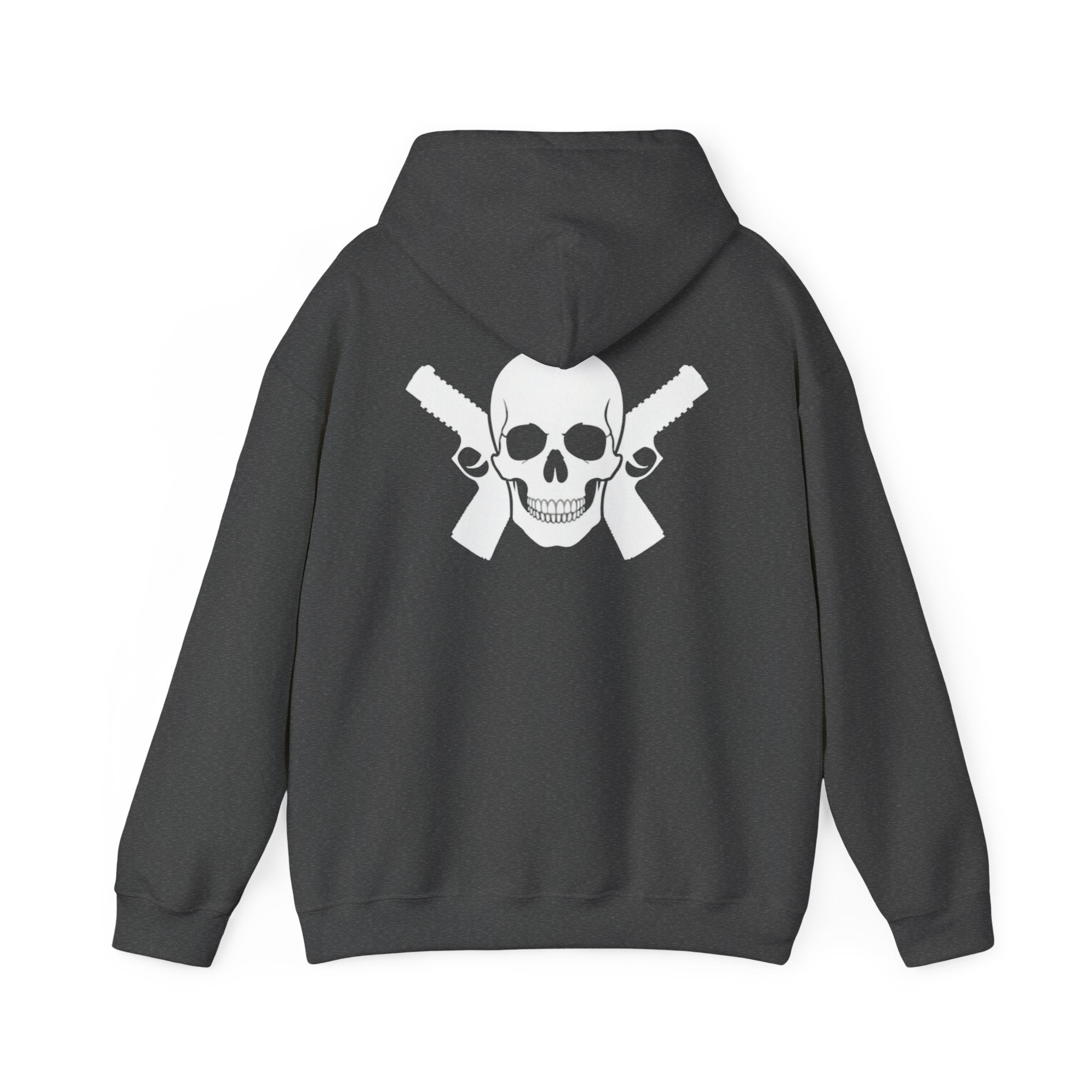 Alwayz packin Front/ Skull and guns back