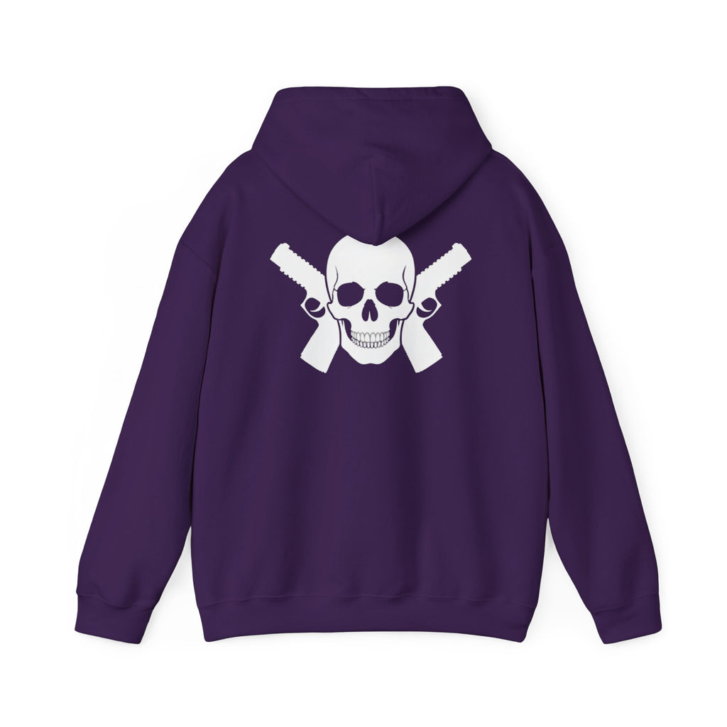 Alwayz packin Front/ Skull and guns back