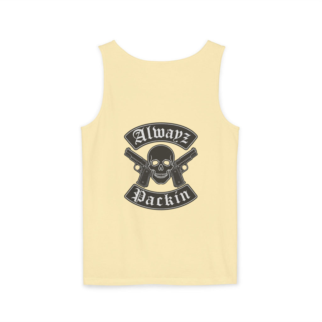 Alwayz Packin Front/ Skull Rocker Back