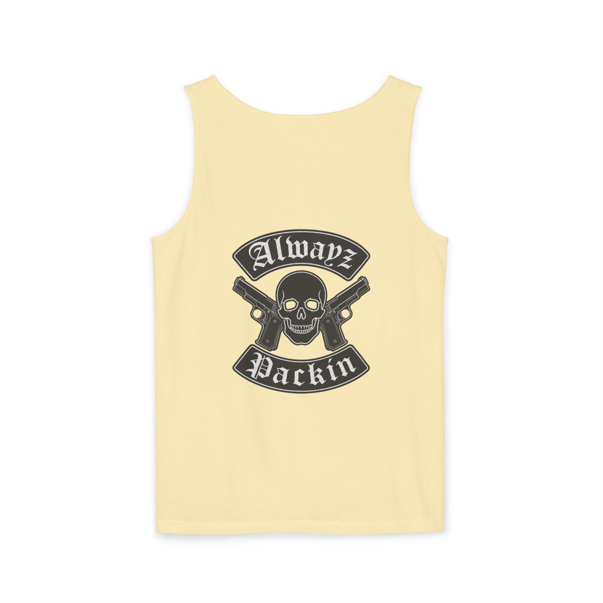 Alwayz Packin Front/ Skull Rocker Back