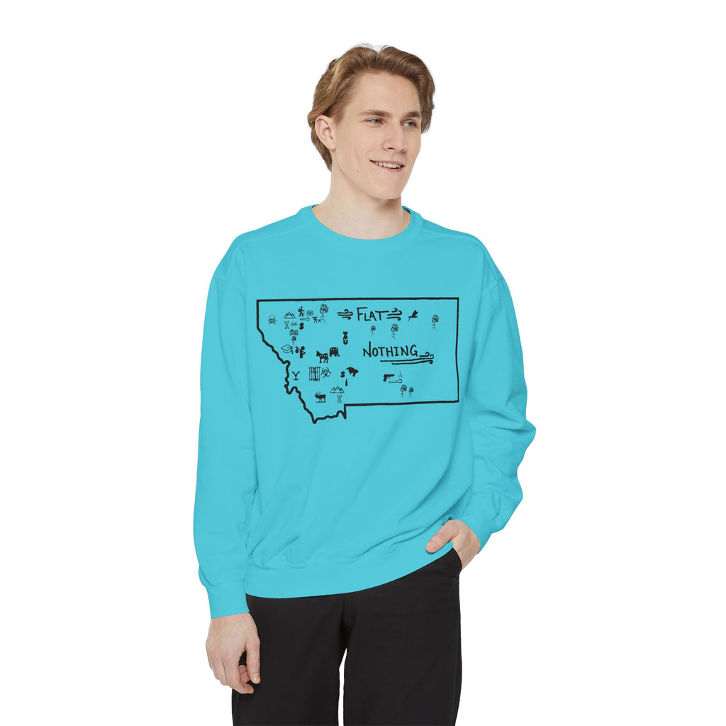 Original Montana Map Sweatshirt