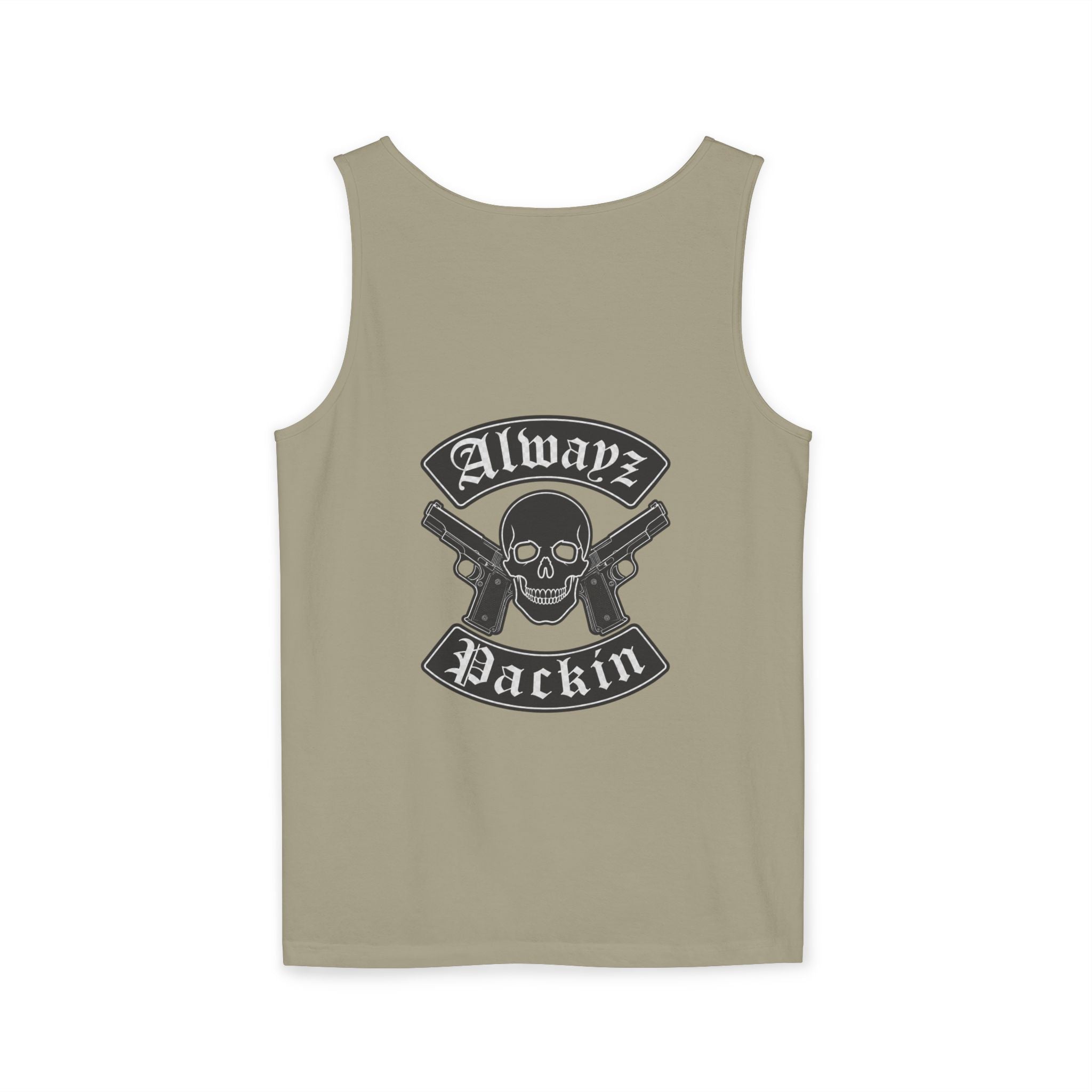 Alwayz Packin Front/ Skull Rocker Back