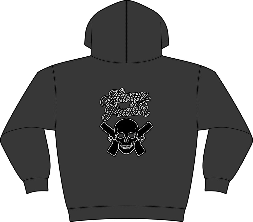 Alwayz Packin Supreme Unisex USA-Made Full-Zip Hooded Sweatshirt