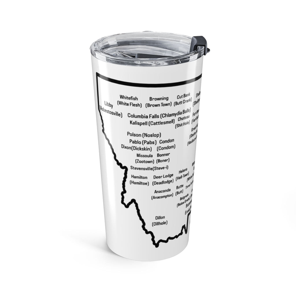 Montana Towns/ Nicknames Tumbler