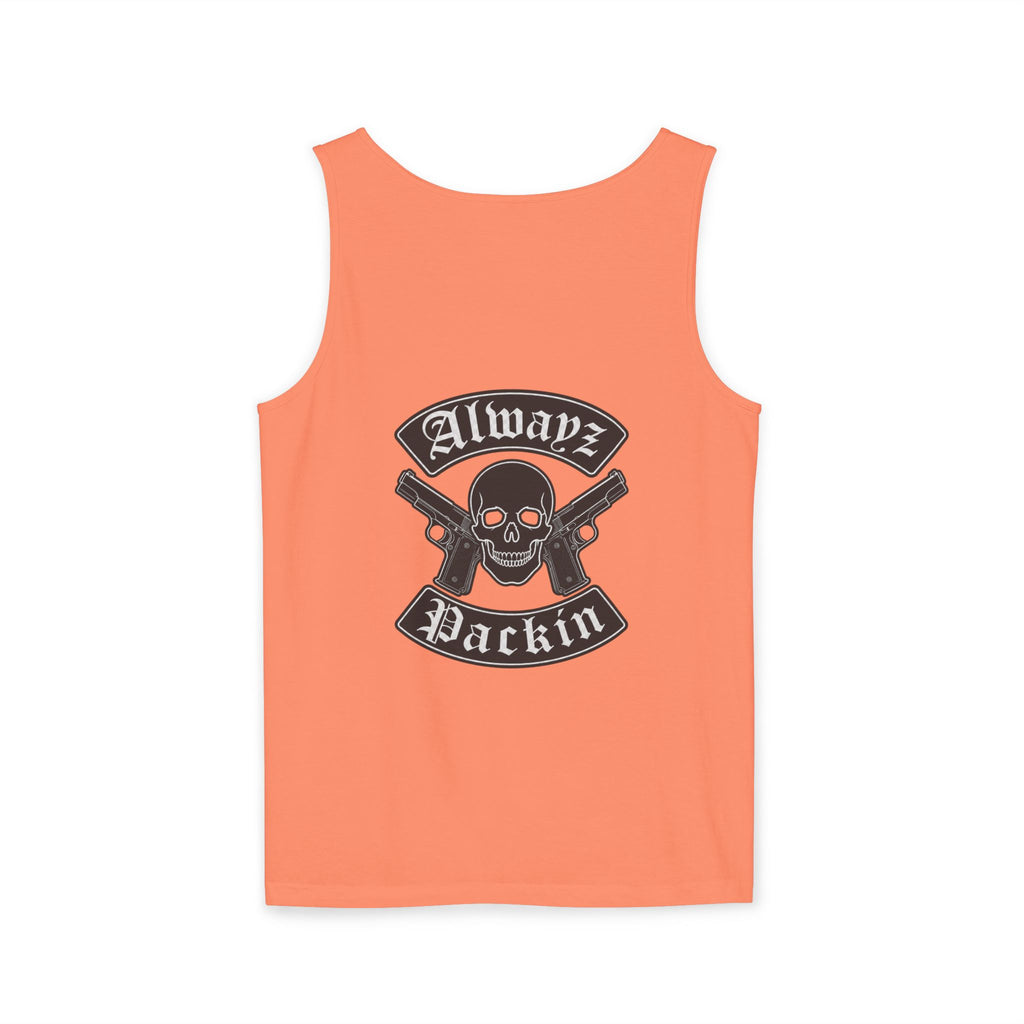 Alwayz Packin Front/ Skull Rocker Back