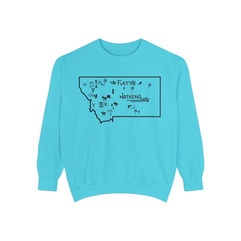 Original Montana Map Sweatshirt