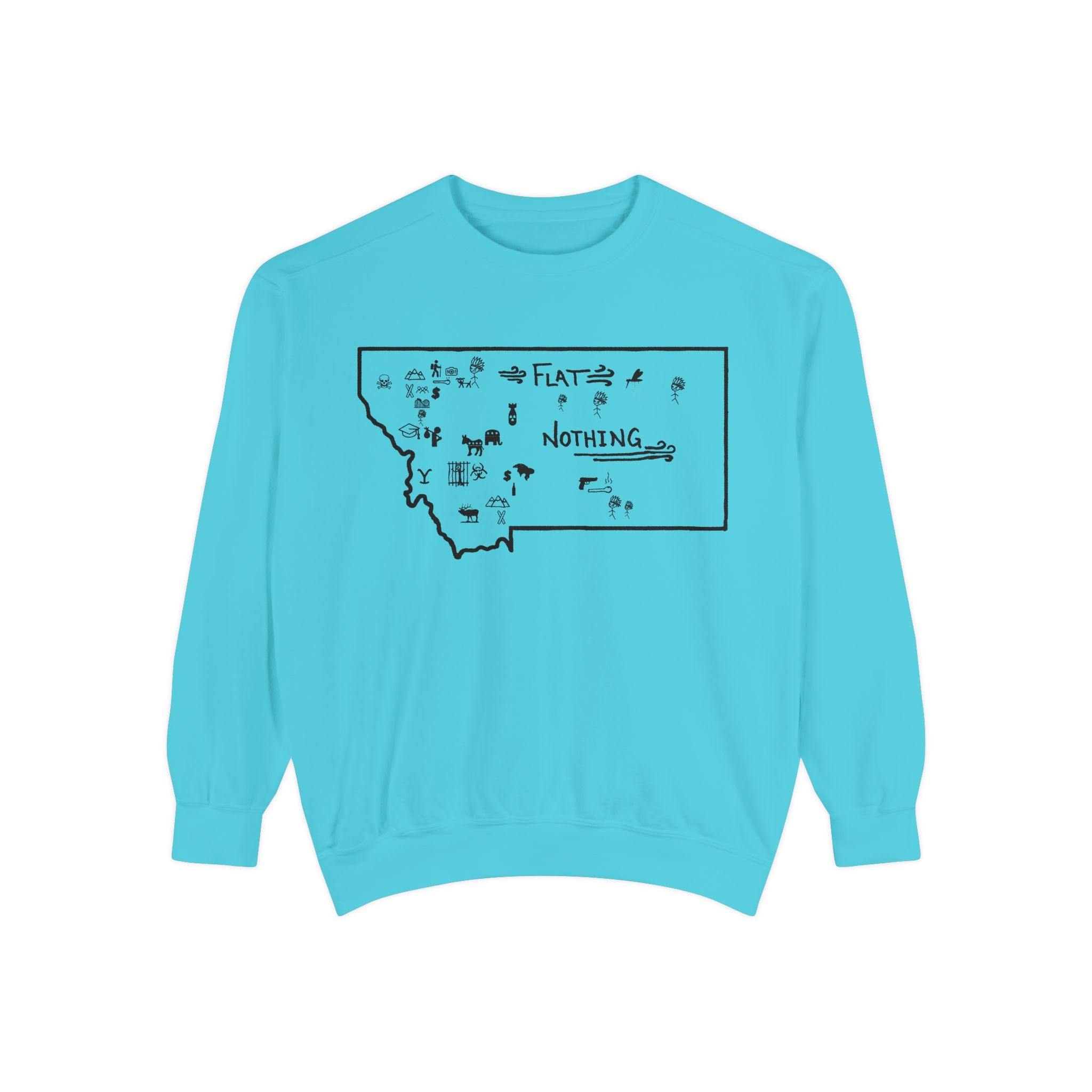 Original Montana Map Sweatshirt