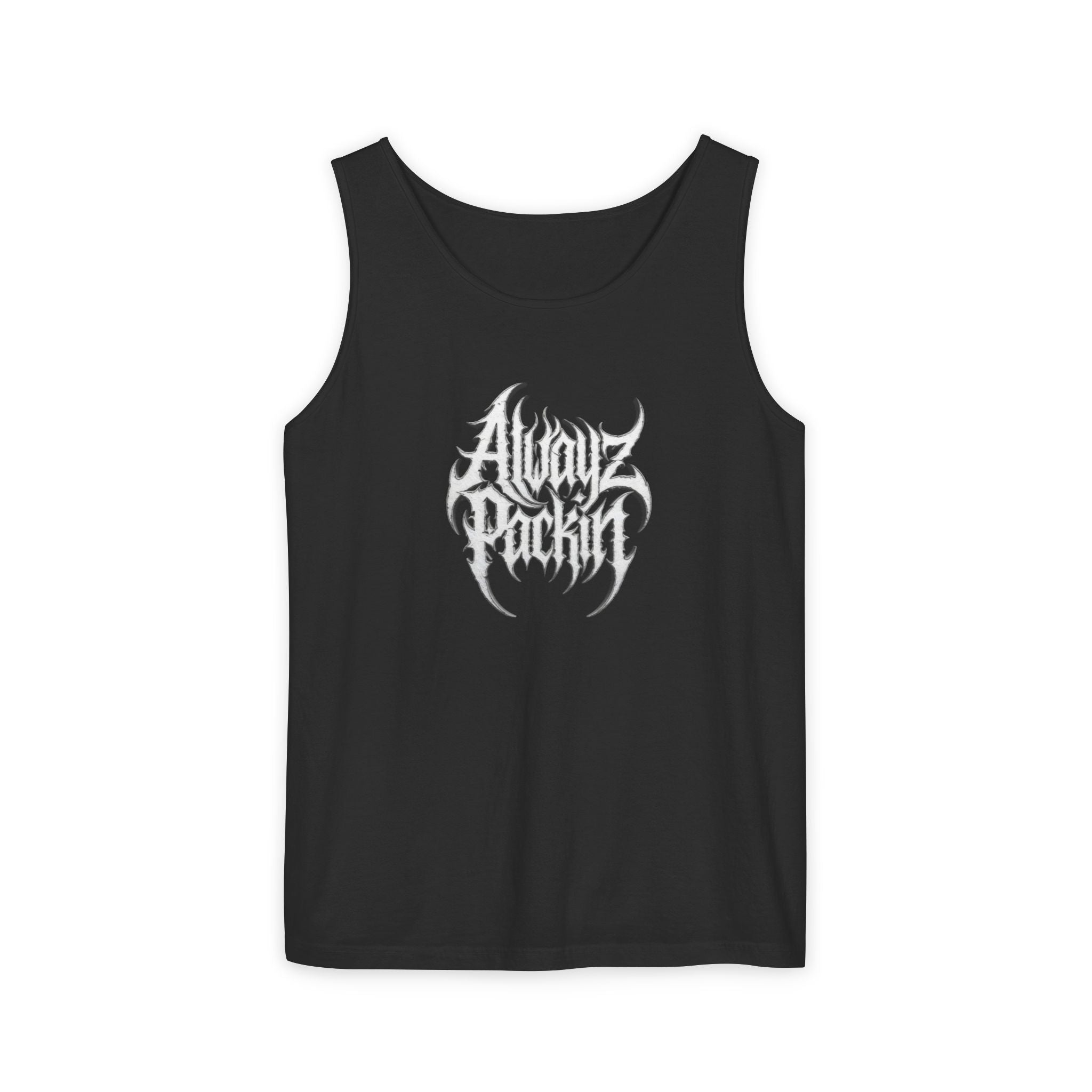 Alwayz Packin Heavy Metal Print Tank Top!